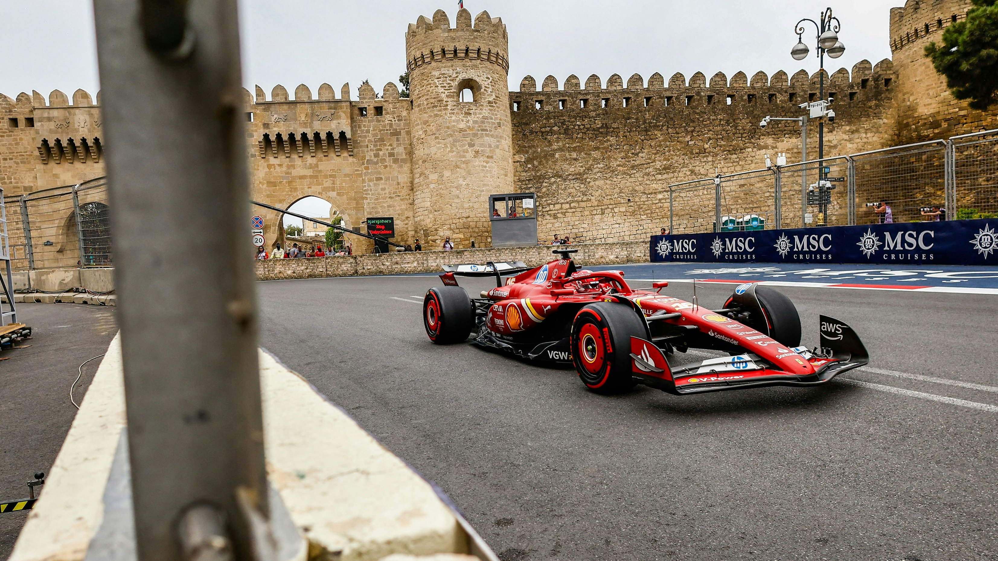 Ferrari-Star Charles Leclerc. 