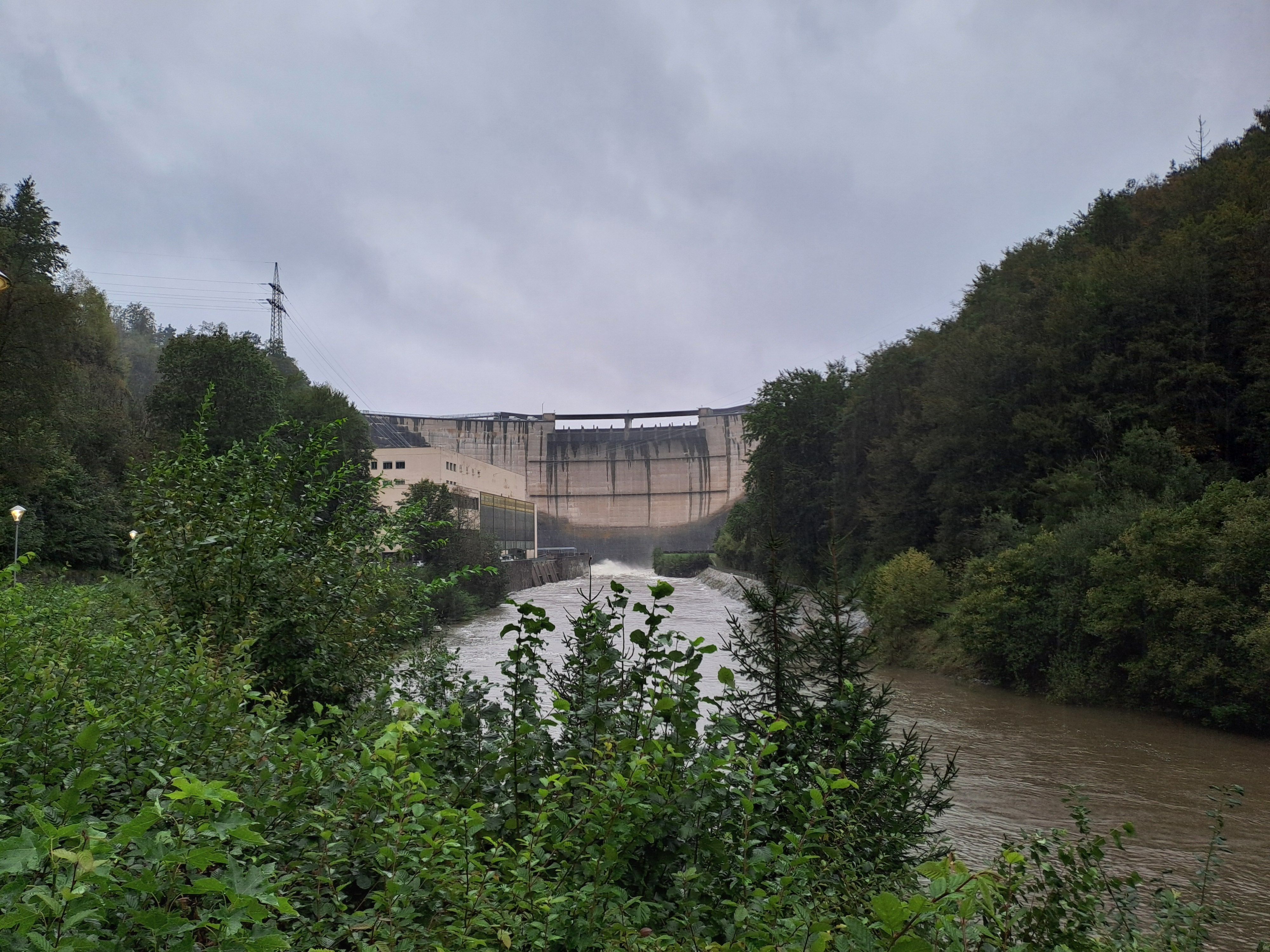 In Niederösterreich sind mehrere Gemeinden zum Katastrophengebiet erklärt worden. Im Bild: Der Stausee Ottenstein.