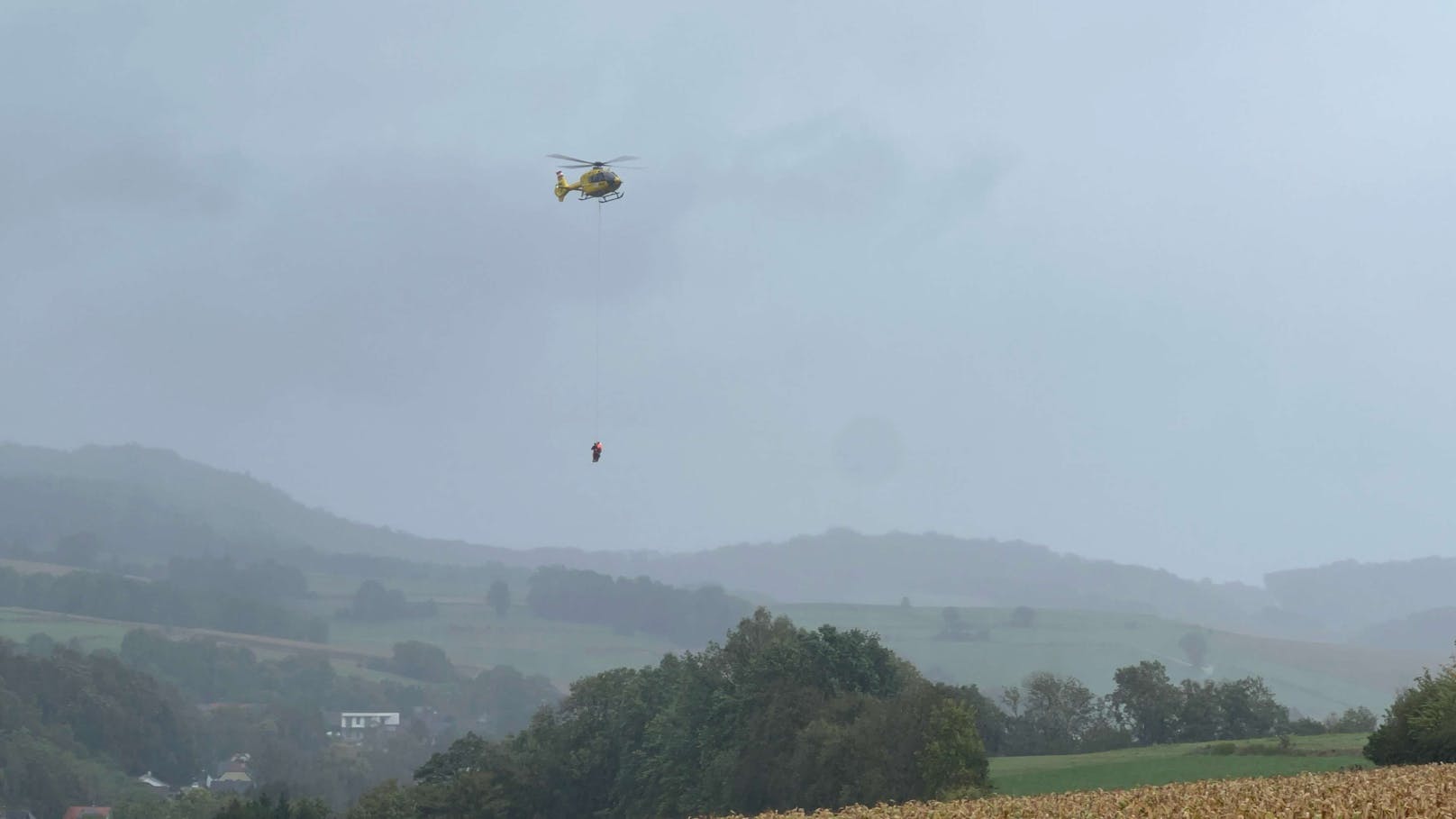 Rettungsaktionen in Melk, Spielberg, Loosdorf und Zelking