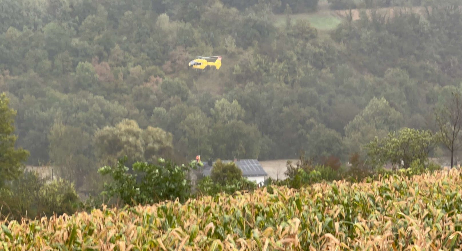 Rettungsaktionen in Melk, Spielberg, Loosdorf und Zelking