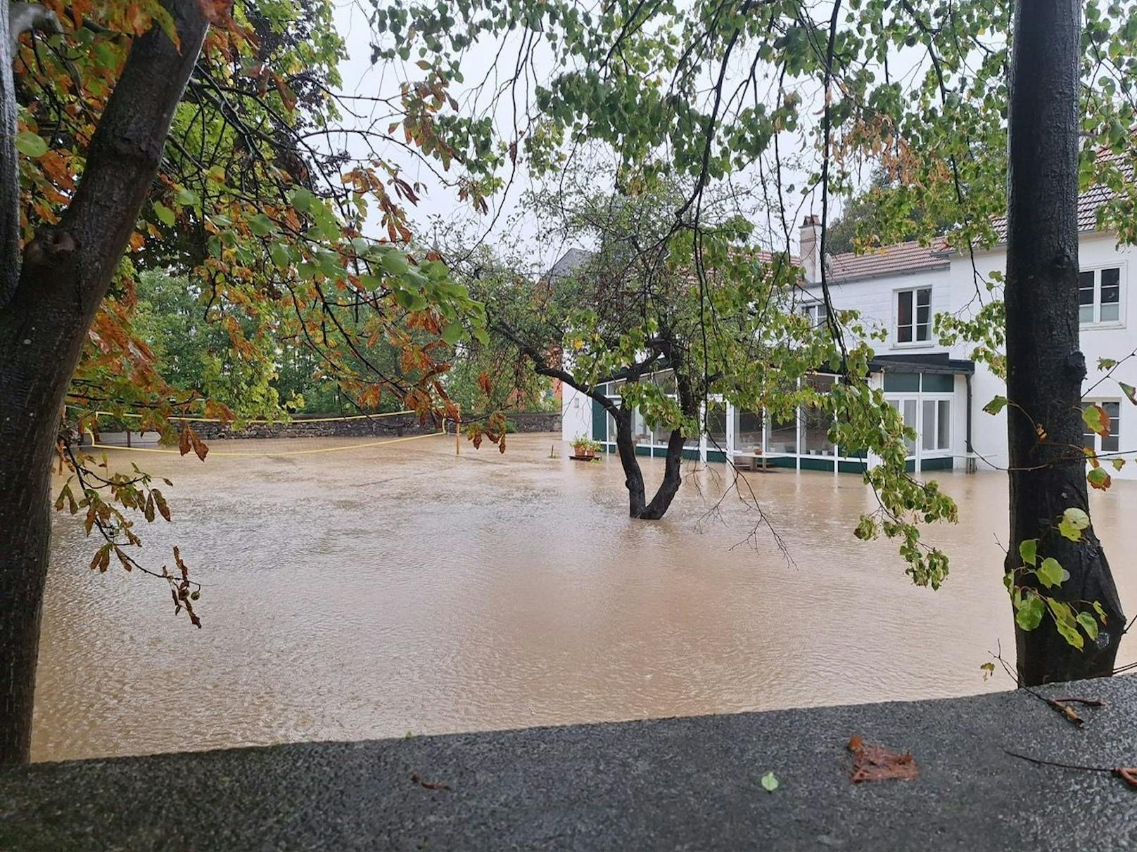 Unwetter im Bezirk Baden