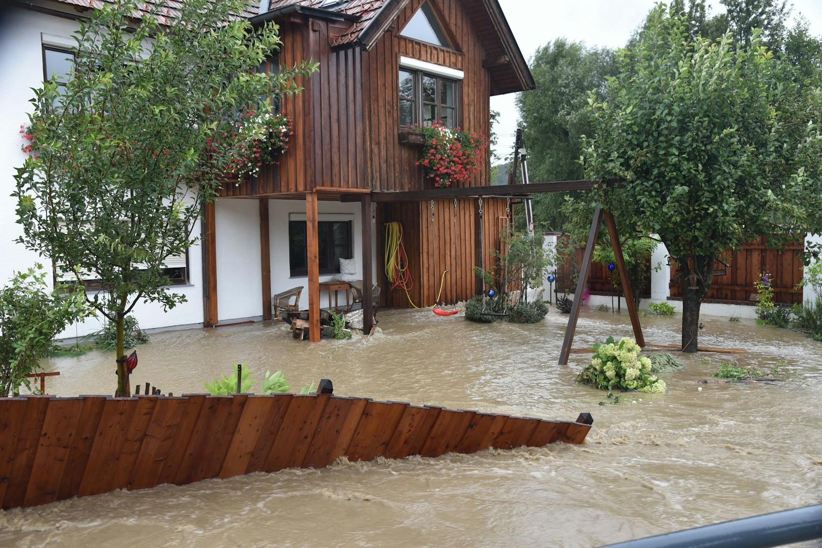 Regenmassen trafen auch Alland