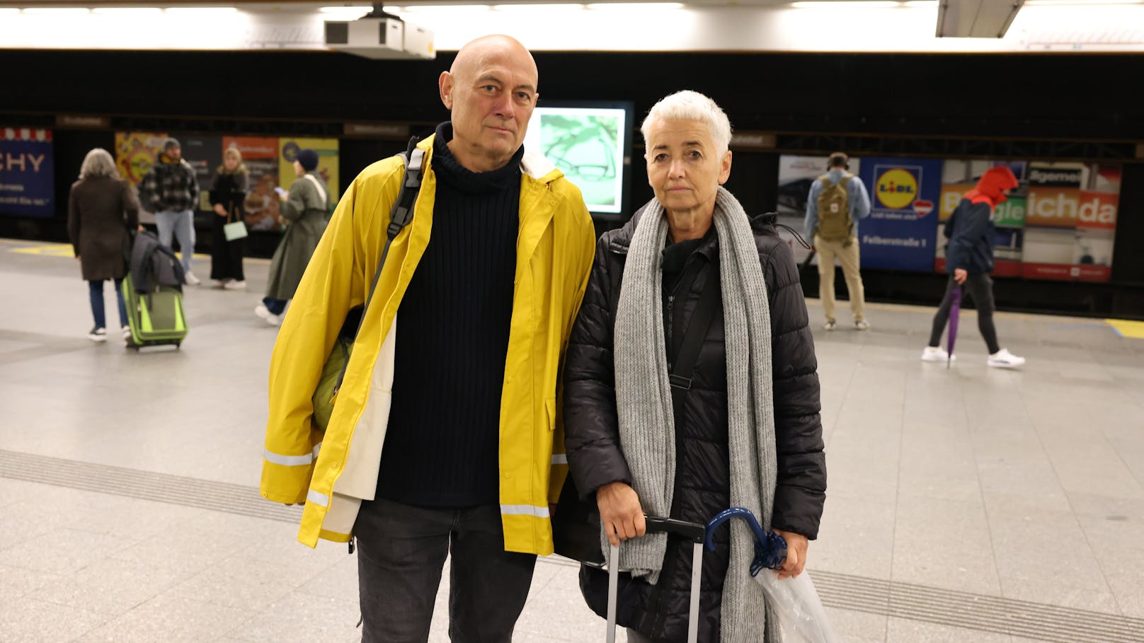 Friedrich und Gerda wollen zurück nach Linz und haben eine klare Botschaft: "Denkt bei der Wahl ans Klima!"