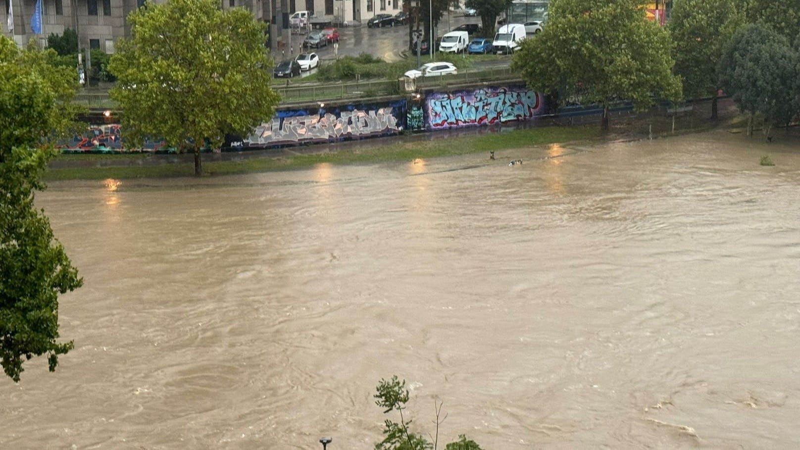 Auch am Donaukanal ist die Lage prekär.