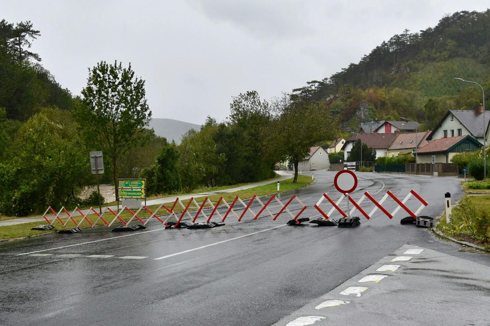 Hochwasser-Einsatz im Triestingtal