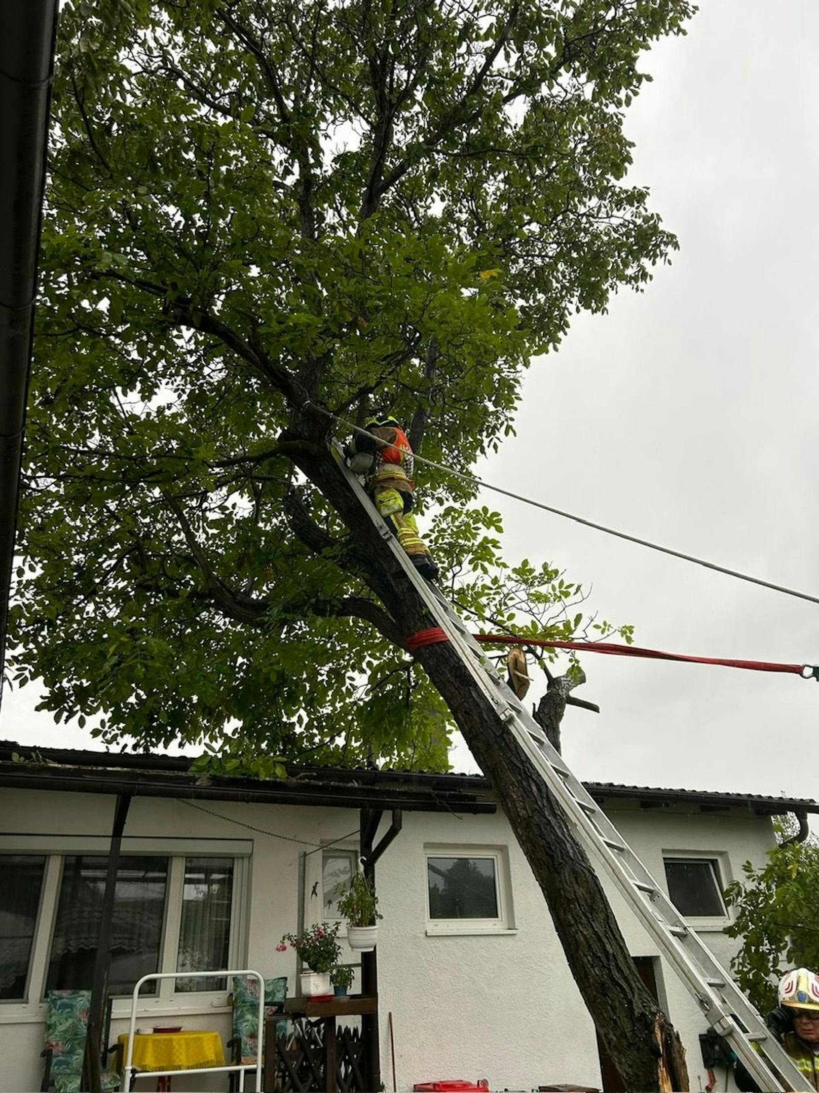 Unwetter im Bezirk Baden