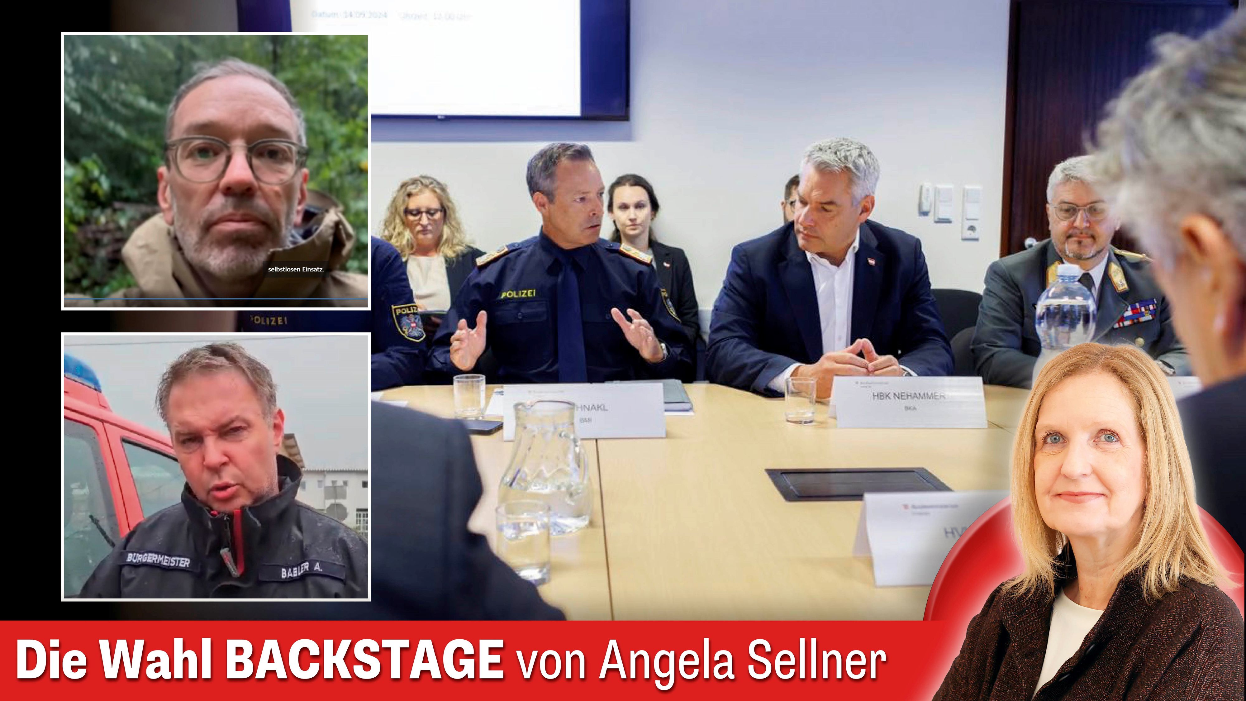 Heute.at - Kickl im Wald, Babler in Uniform - Bilder-Match um Wahl