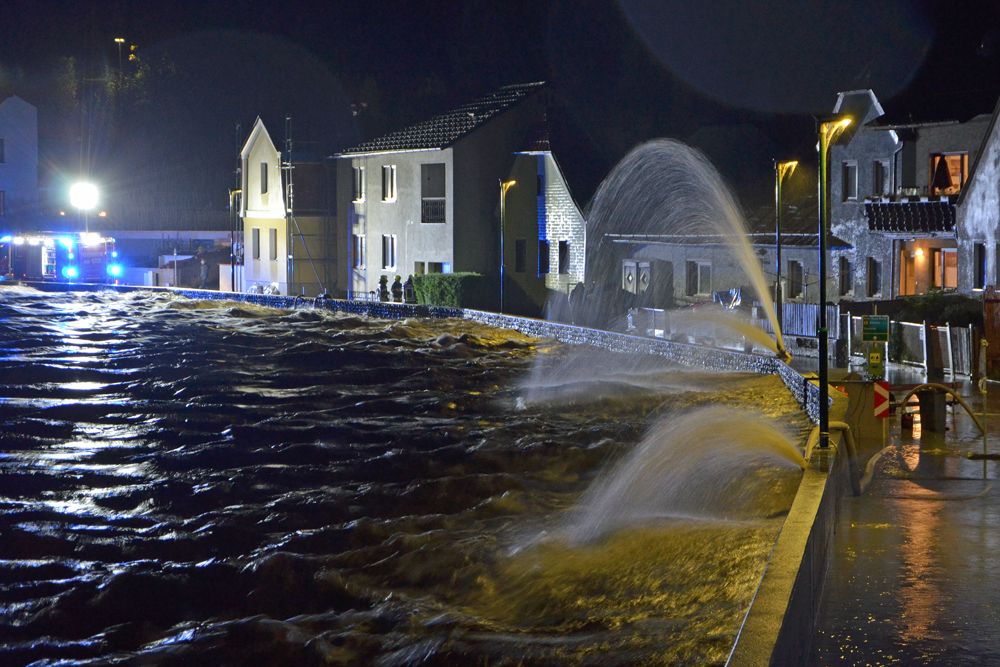Hochwasser-Situation im Bezirk Waidhofen an der Thaya