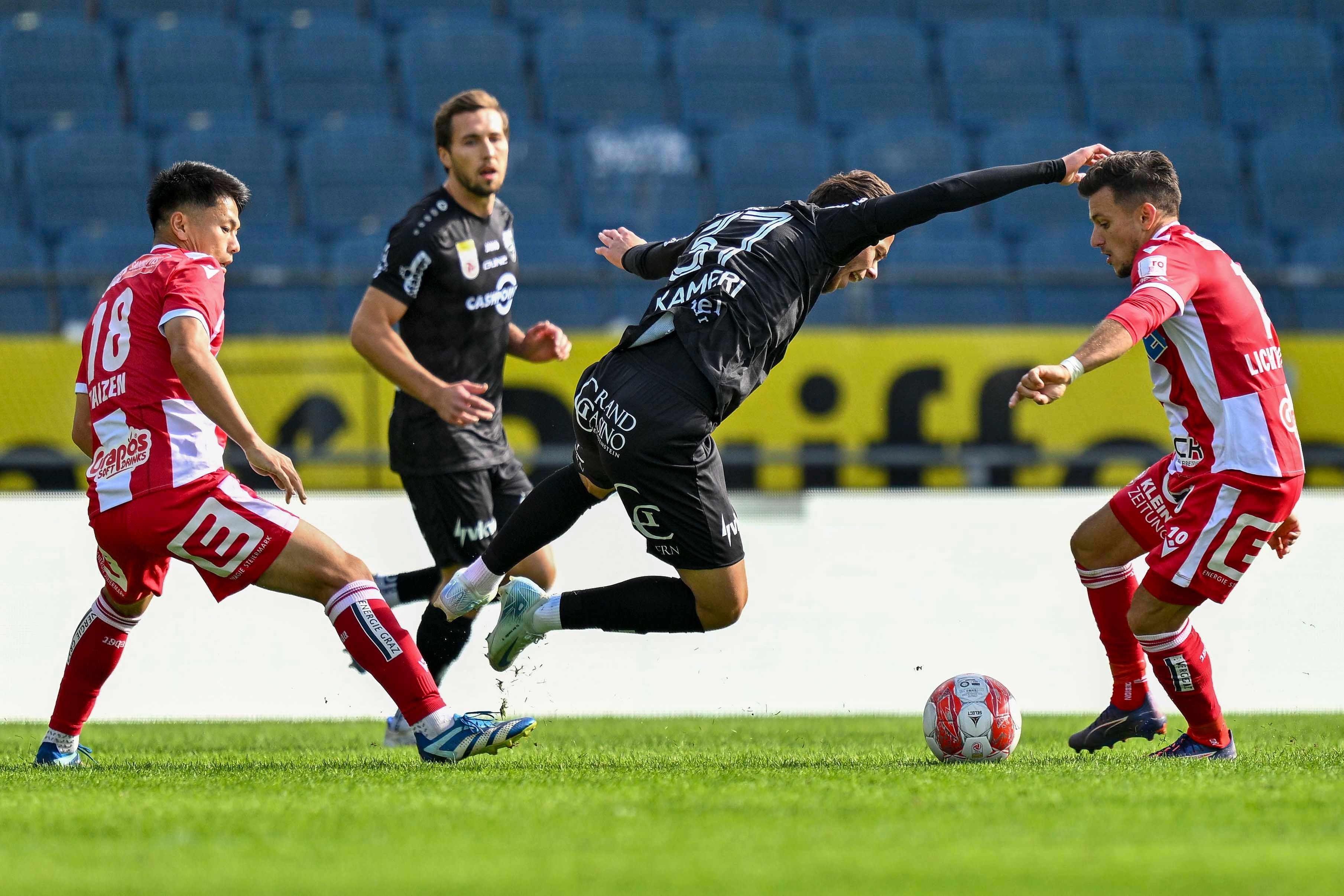 GAK gegen Altach – ein enger Liga-Fight.