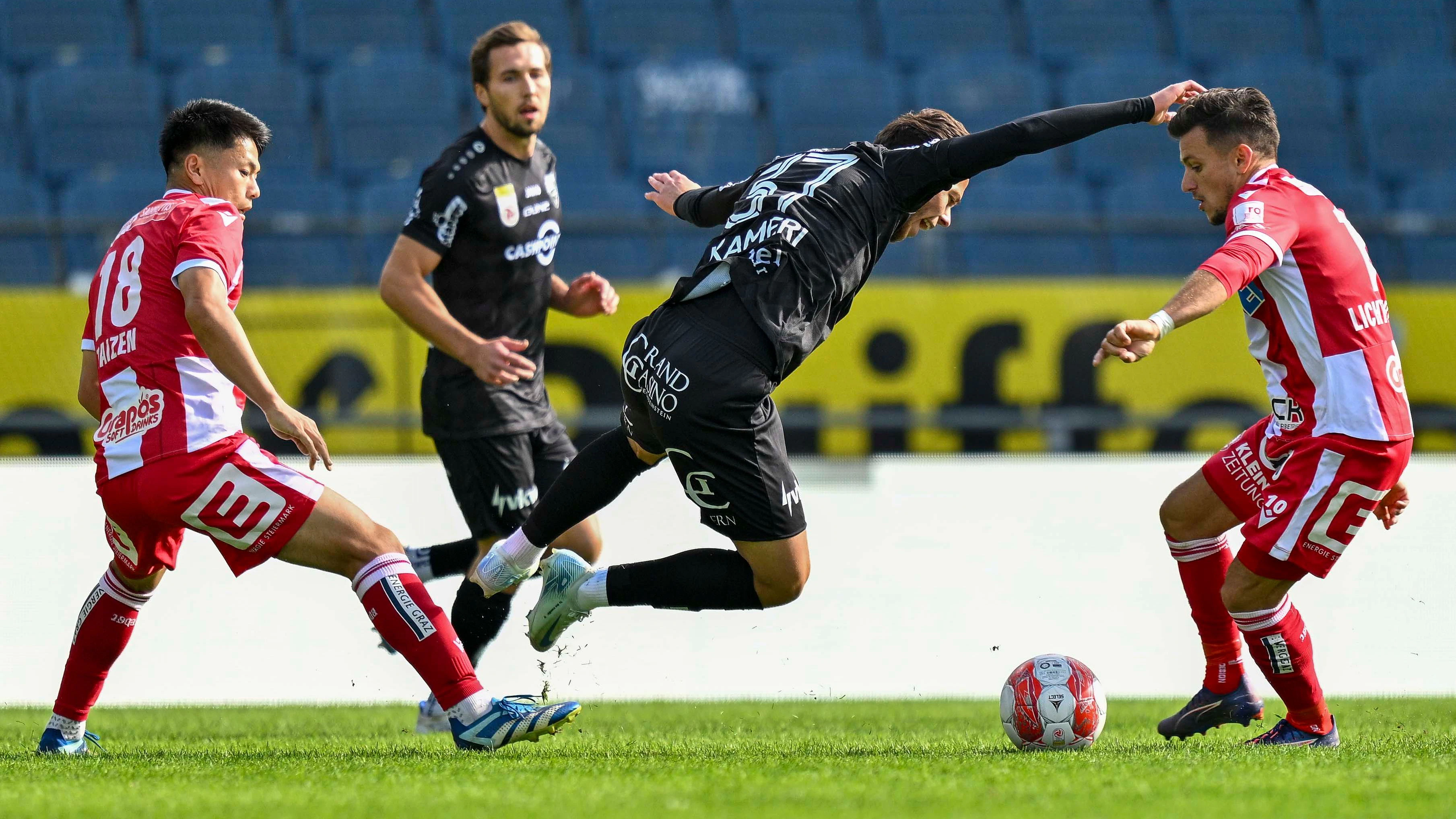 GAK gegen Altach – ein enger Liga-Fight.