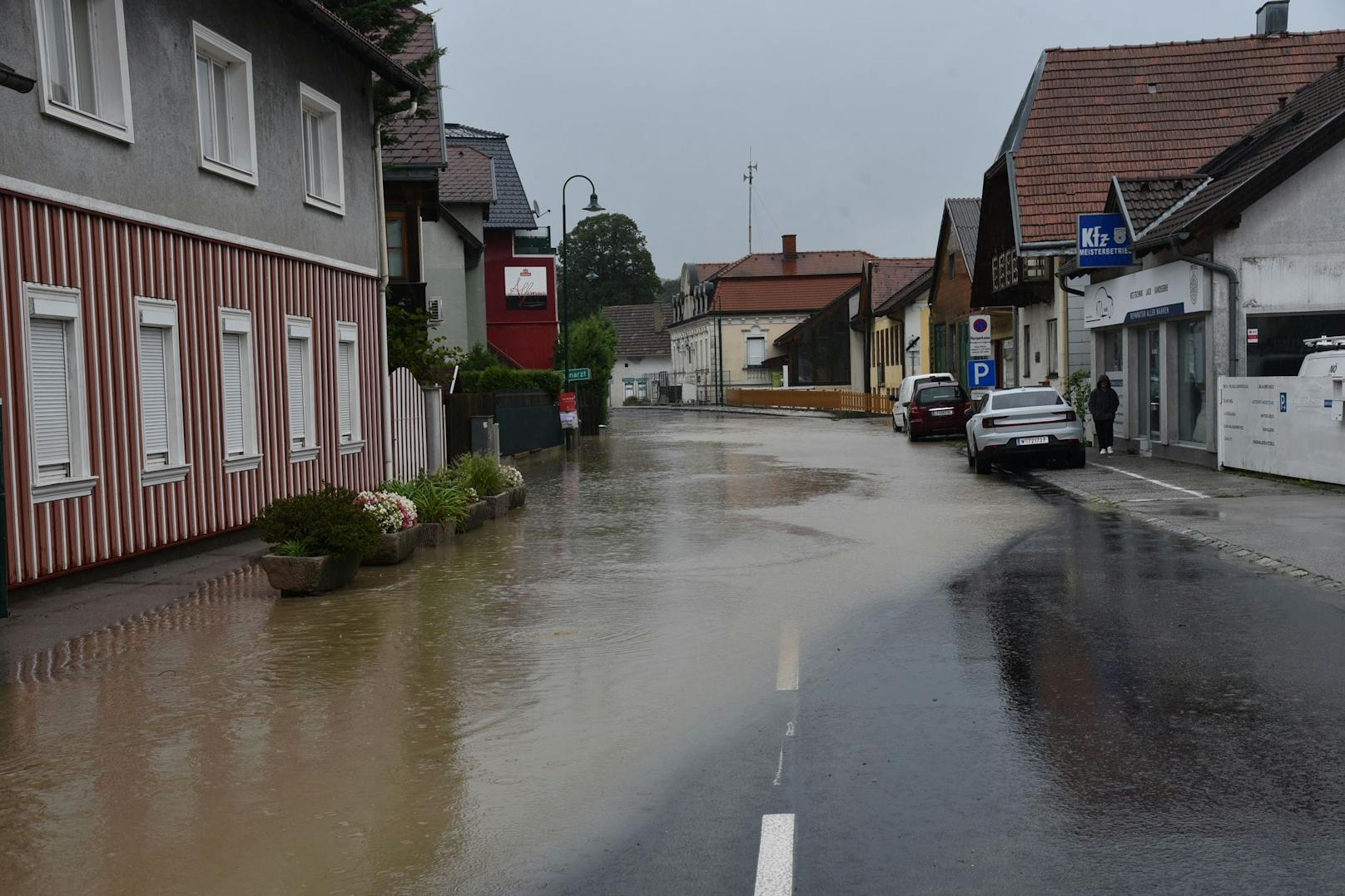 Situation in Alland, Aufnahmen vom 15. September 2024