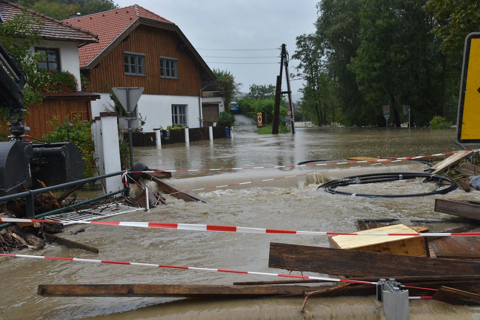 Situation in Alland, Aufnahmen vom 15. September 2024