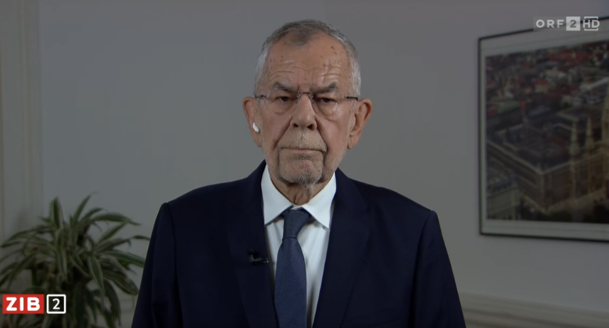 Bundespräsident Alexander Van der Bellen zur Hochwasser-Situation in der 