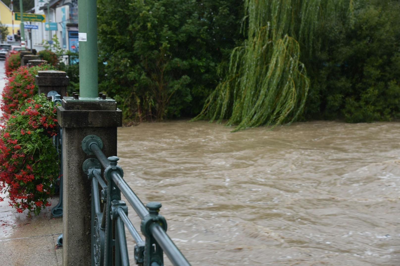 Hochwasser-Einsatz im Triestingtal