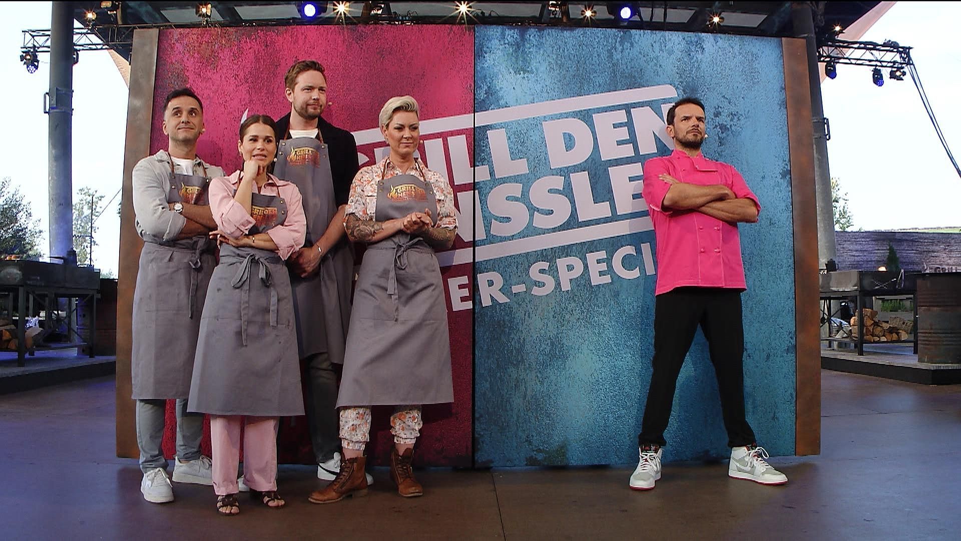 V.l.: Özcan Cosar, Cristina do Rego, Bastian Bielendorfer, Doc Caro, Steffen Henssler