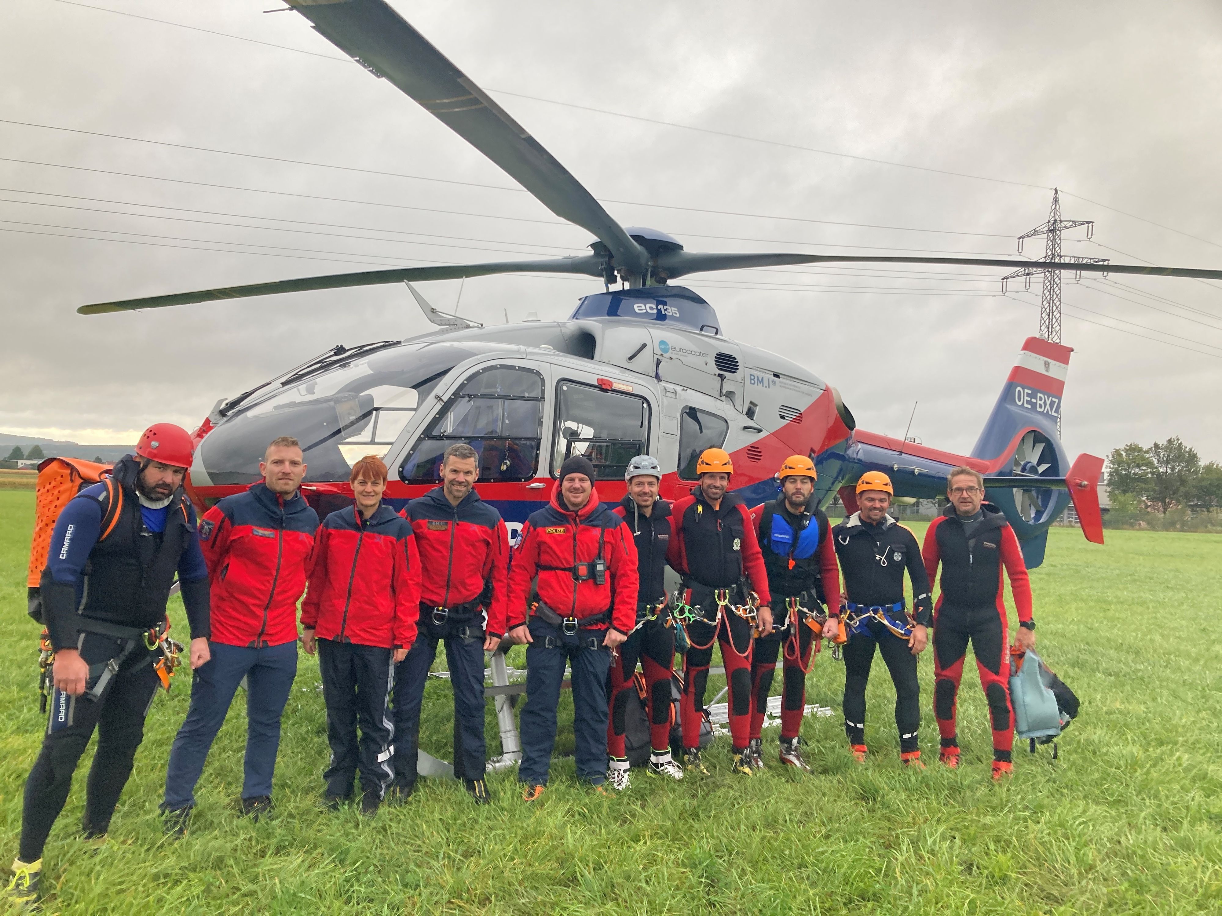 Auch das Kompetenzteam Canyoning der Alpinen Einsatzgruppe der Landespolizeidirektion Niederösterreich wurde zum Hochwassereinsatz entsandt