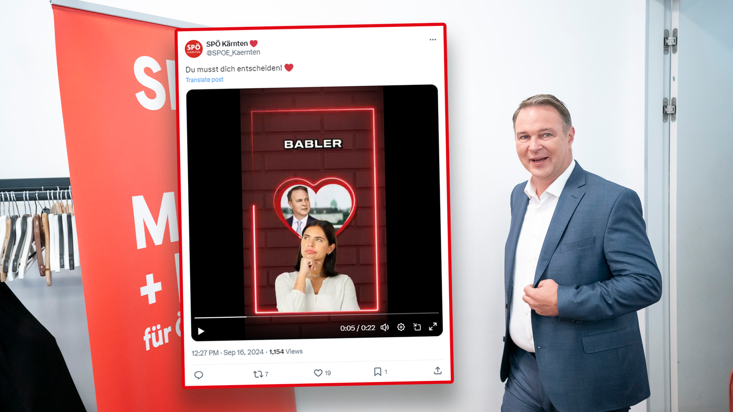 Die SPÖ Kärnten engagierte nun die Sprecherin der blieben Fernsehendung 