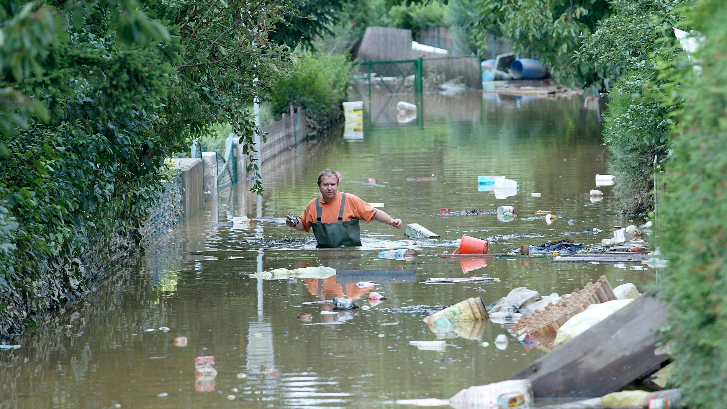 Naturkatastrophen wie ein Hochwasser – hier das Kamptal in einer älteren Aufnahme – sind Anlassfall für die Aktivierung von AT-Alert