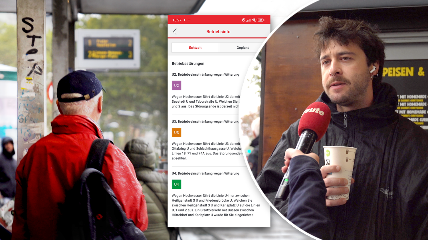 Heute.at - Öffi-Chaos in Wien – das sagen die Betroffenen