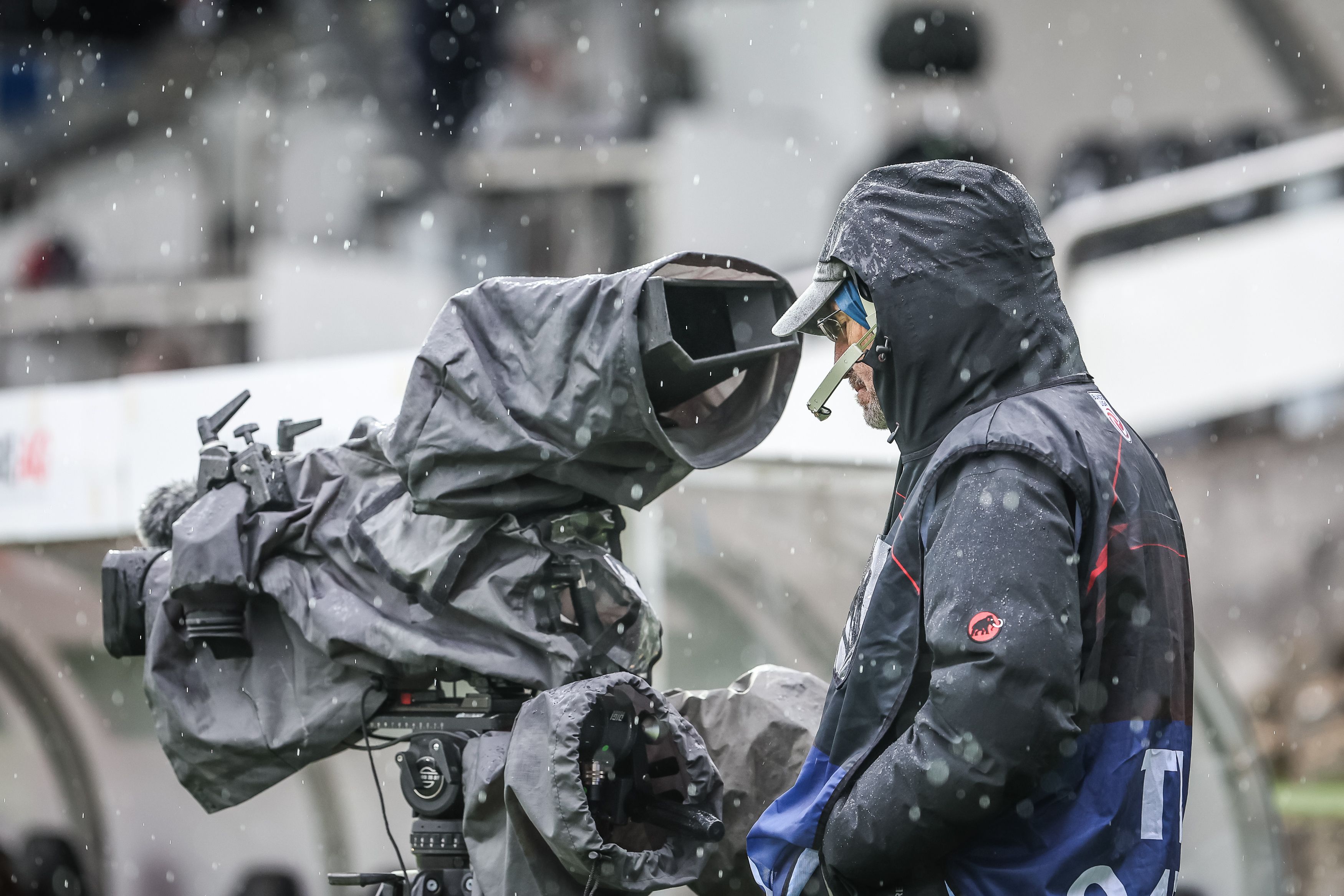 Starker Regen verhinderte drei Fußballspiele.