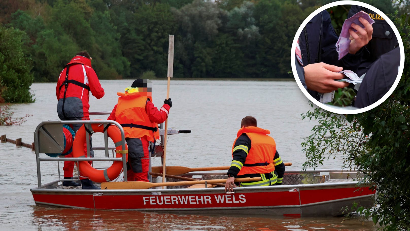 Falsche 500er-Scheine im Hochwasser – das sagt Polizei