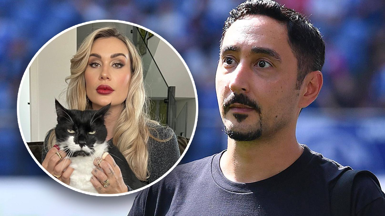 Eko Fresh und seine Frau Sarah Bora mussten nach einem tätlichen Angriff um Familienkater Mr. Grey bangen.