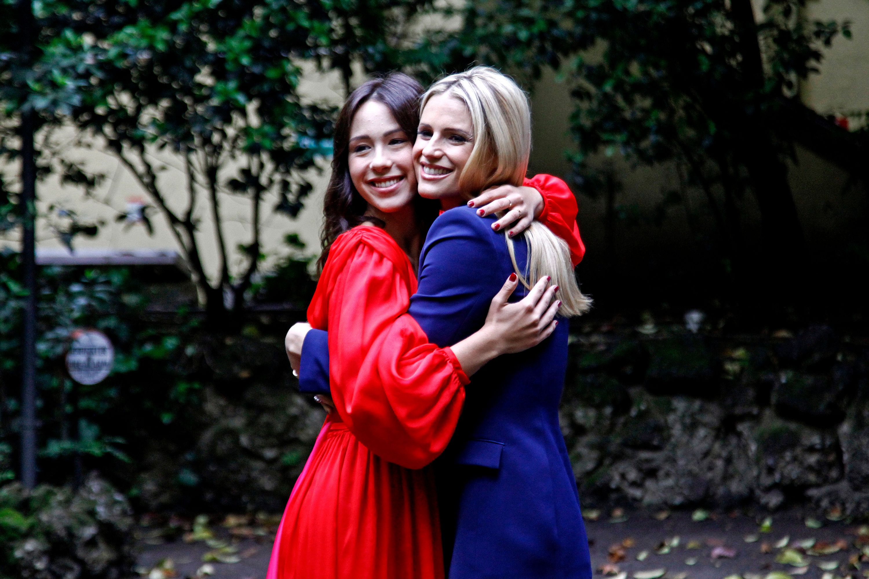 Michelle Hunziker mit Tochter Aurora Ramazzott (l.) im Jahr 2018.