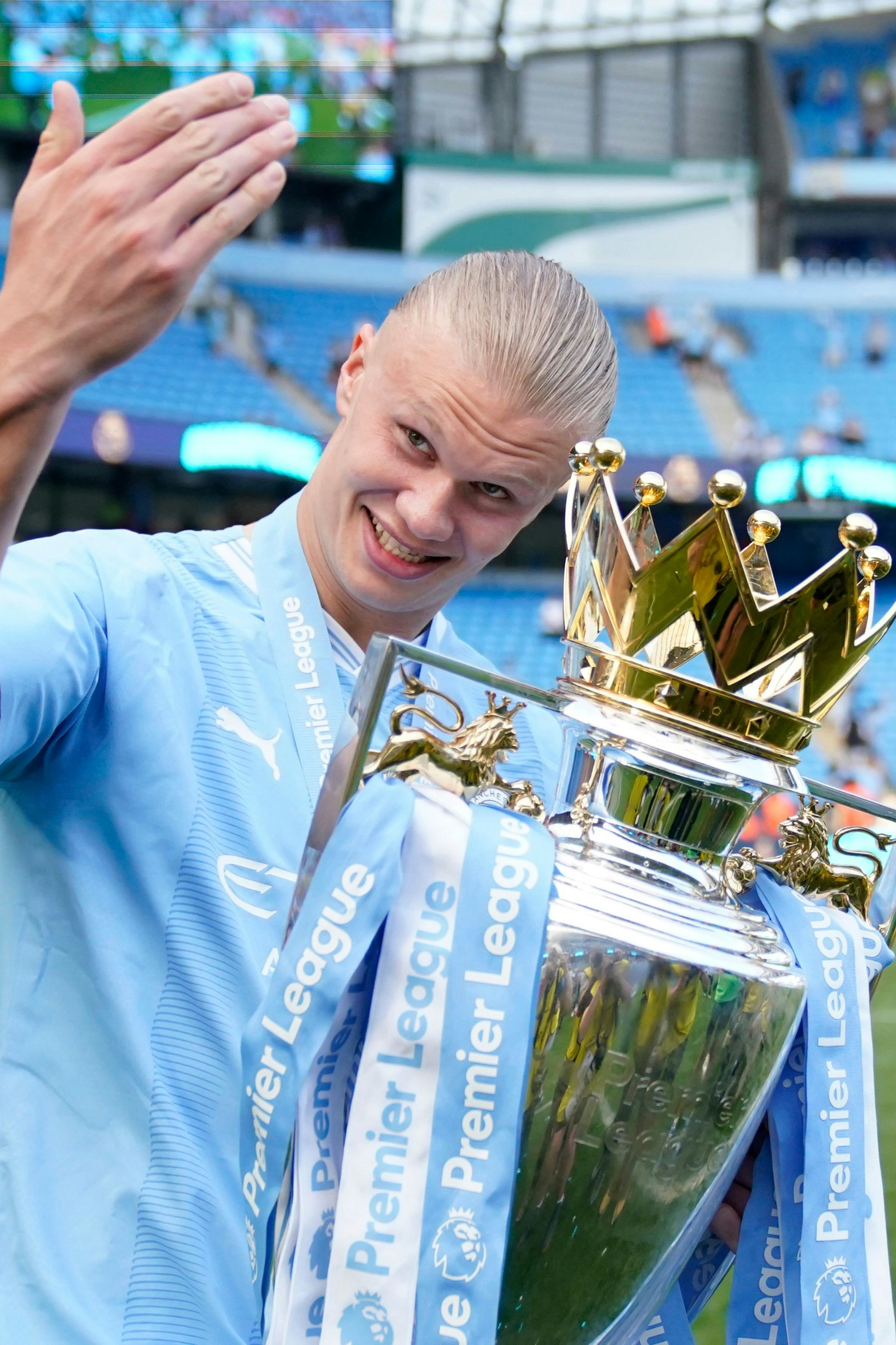Norwegens Tormaschine Erling Haaland nimmt, nach dem englischen Meistertitel, mit Manchester City den Champions League-Sieg in Angriff