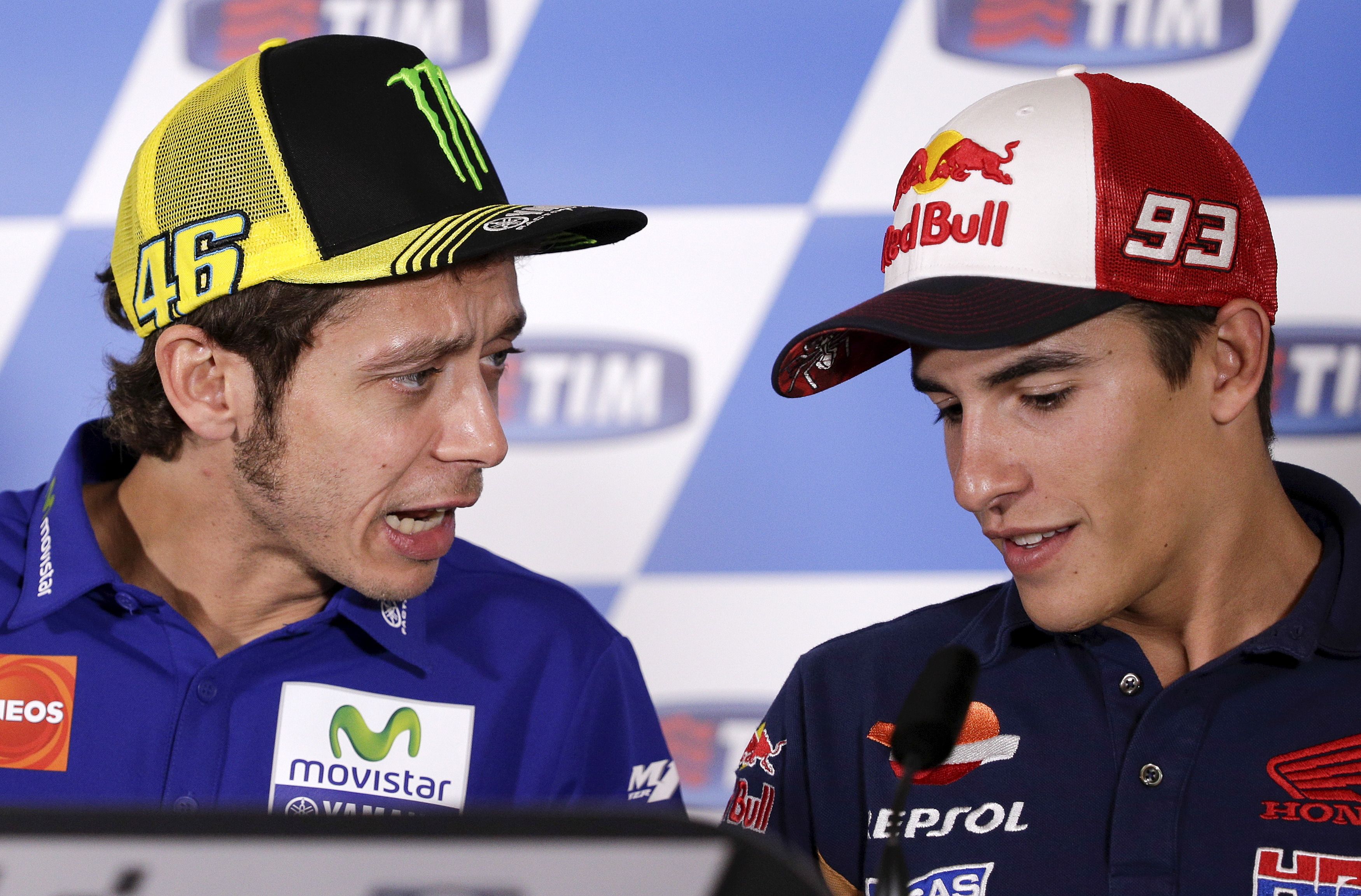 Valentino Rossi und Marc Marquez