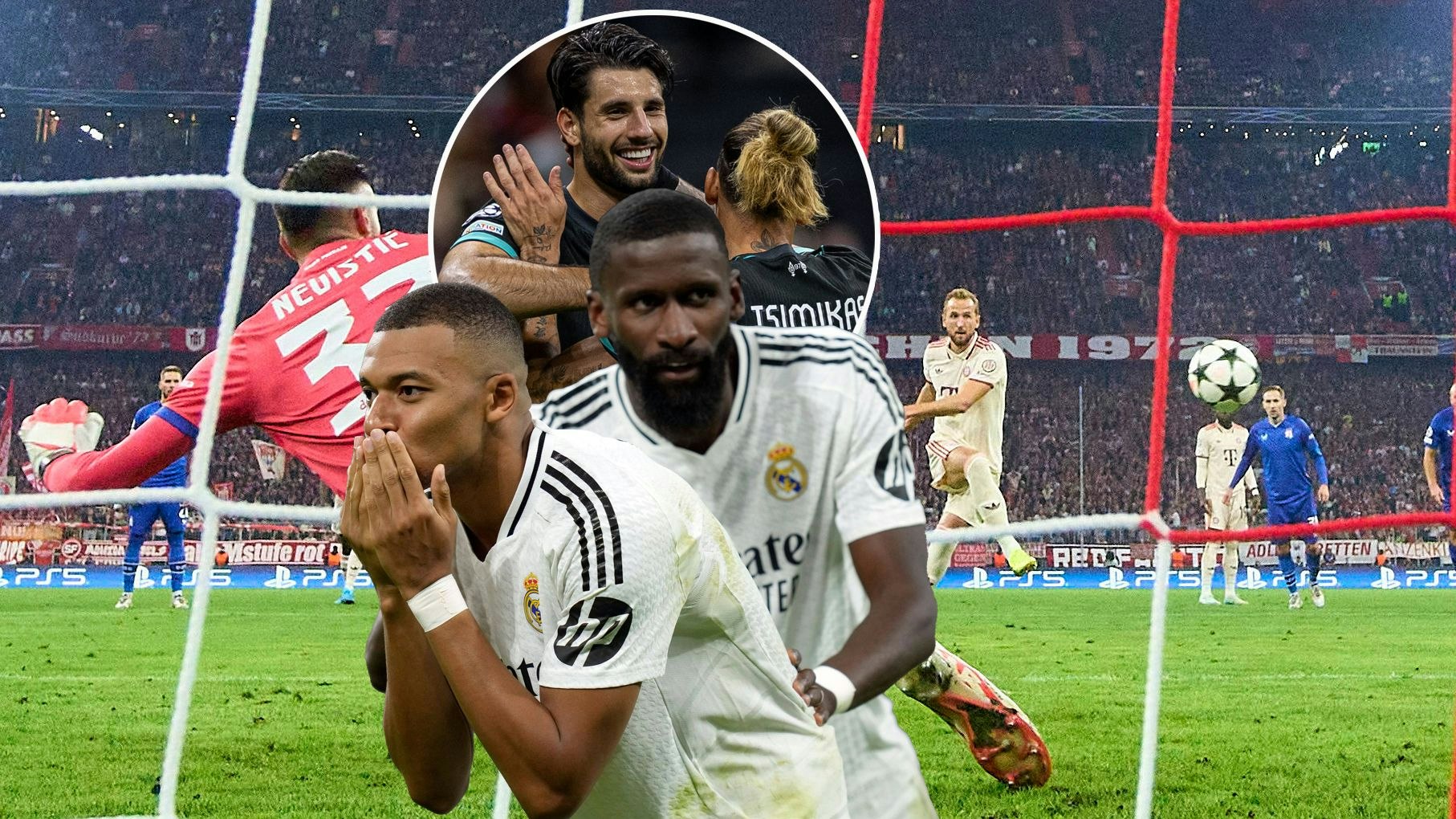 Kylian Mbappe trifft beim Champions-League-Debüt für Real, Harry Kane netzt für Bayern vierfach, Ex-Salzburger Dominik Szoboszlai jubelt mit Liverpool bei Milan.