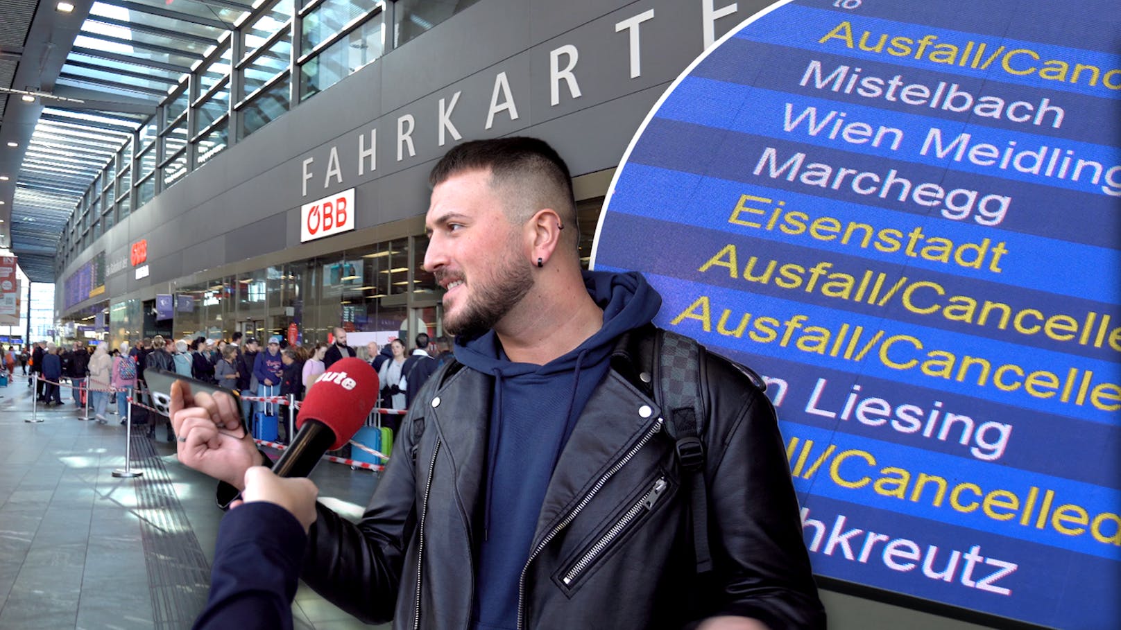 "Ich will nachhause" - Er sitzt seit Tagen in Wien fest