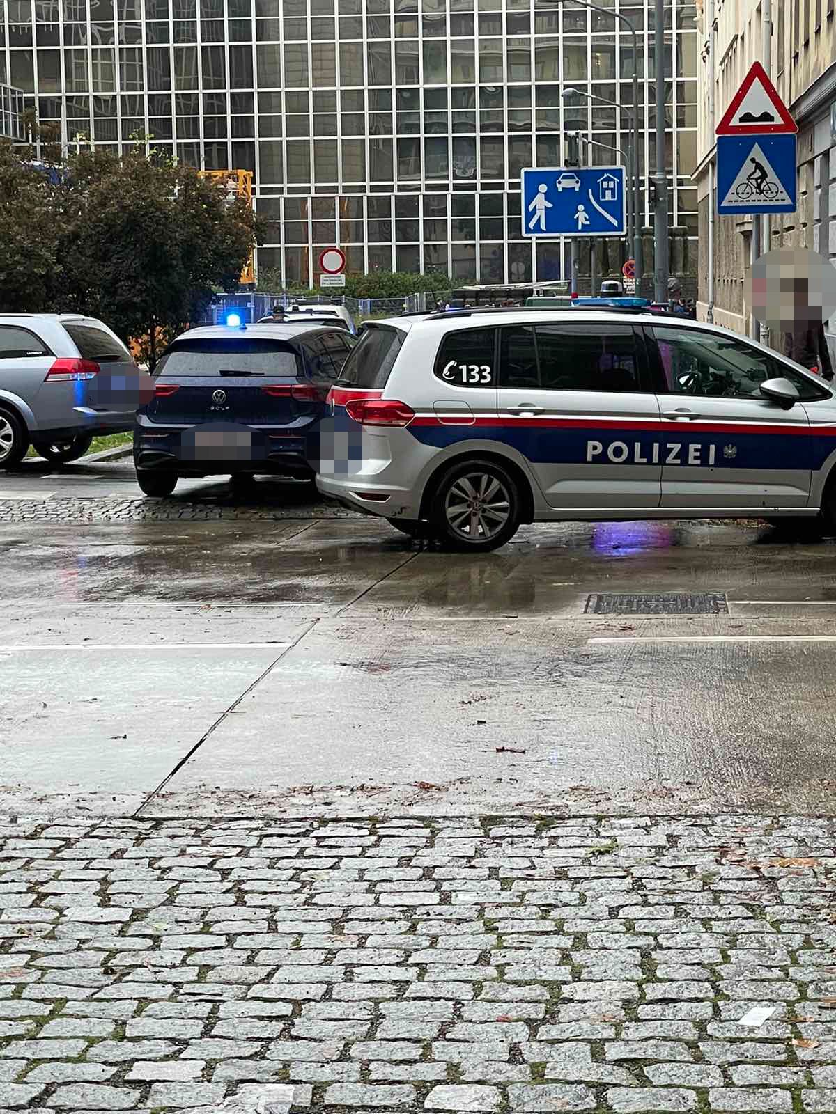 Unfassbare Szenen in Wien: Ein Mann floh mit Frau und Baby an Bord vor der Polizei.