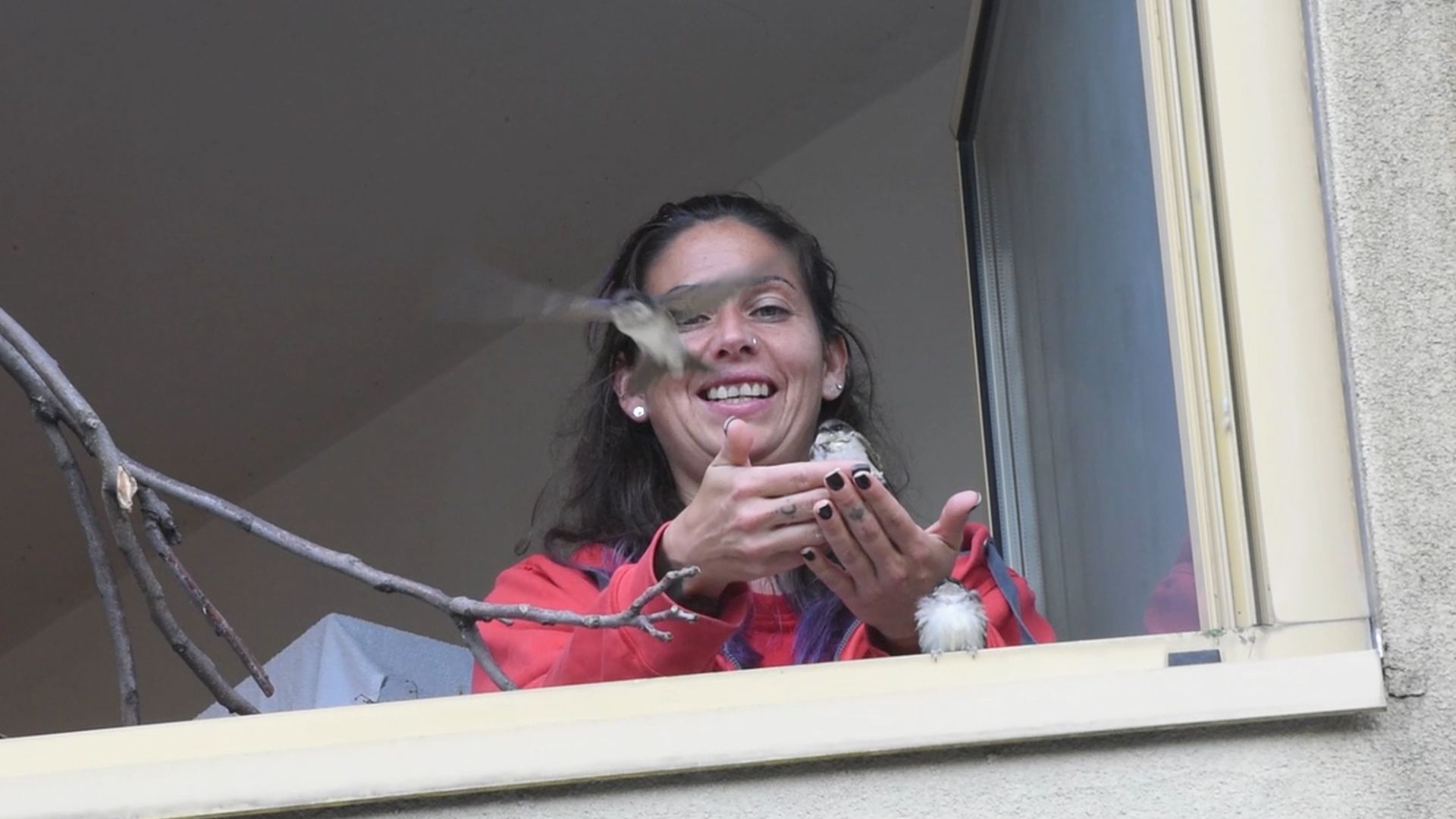 Nach und nach fliegen die Zugvögel weiter. Schön. 