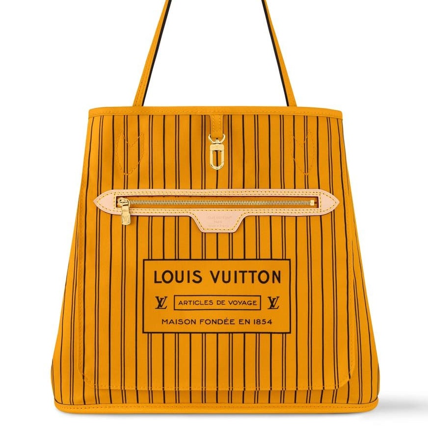 So sieht die neue "Neverfull" aus - wenn man sie umdreht. 