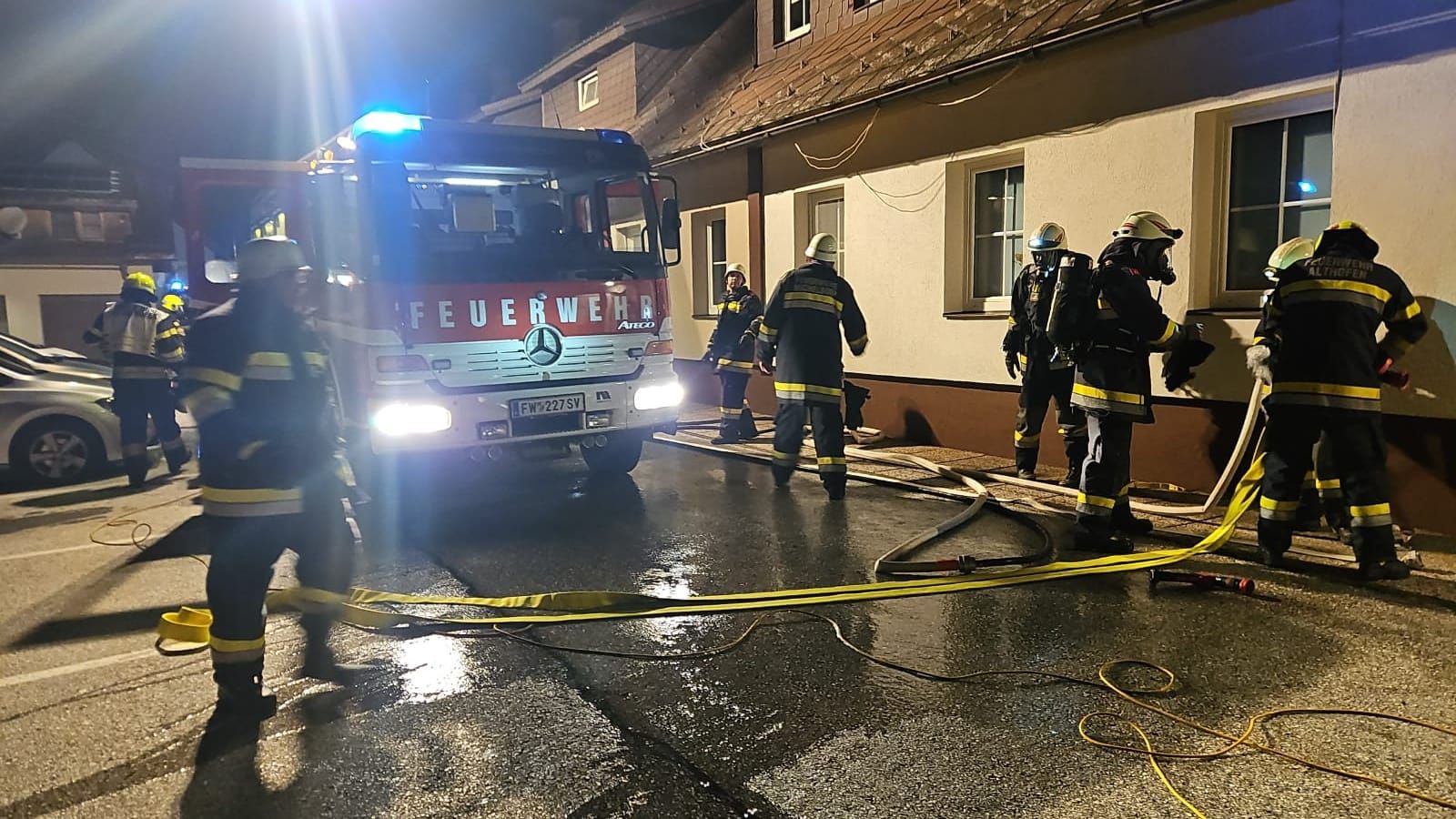 Die Einsatzkräfte waren rasch vor Ort.