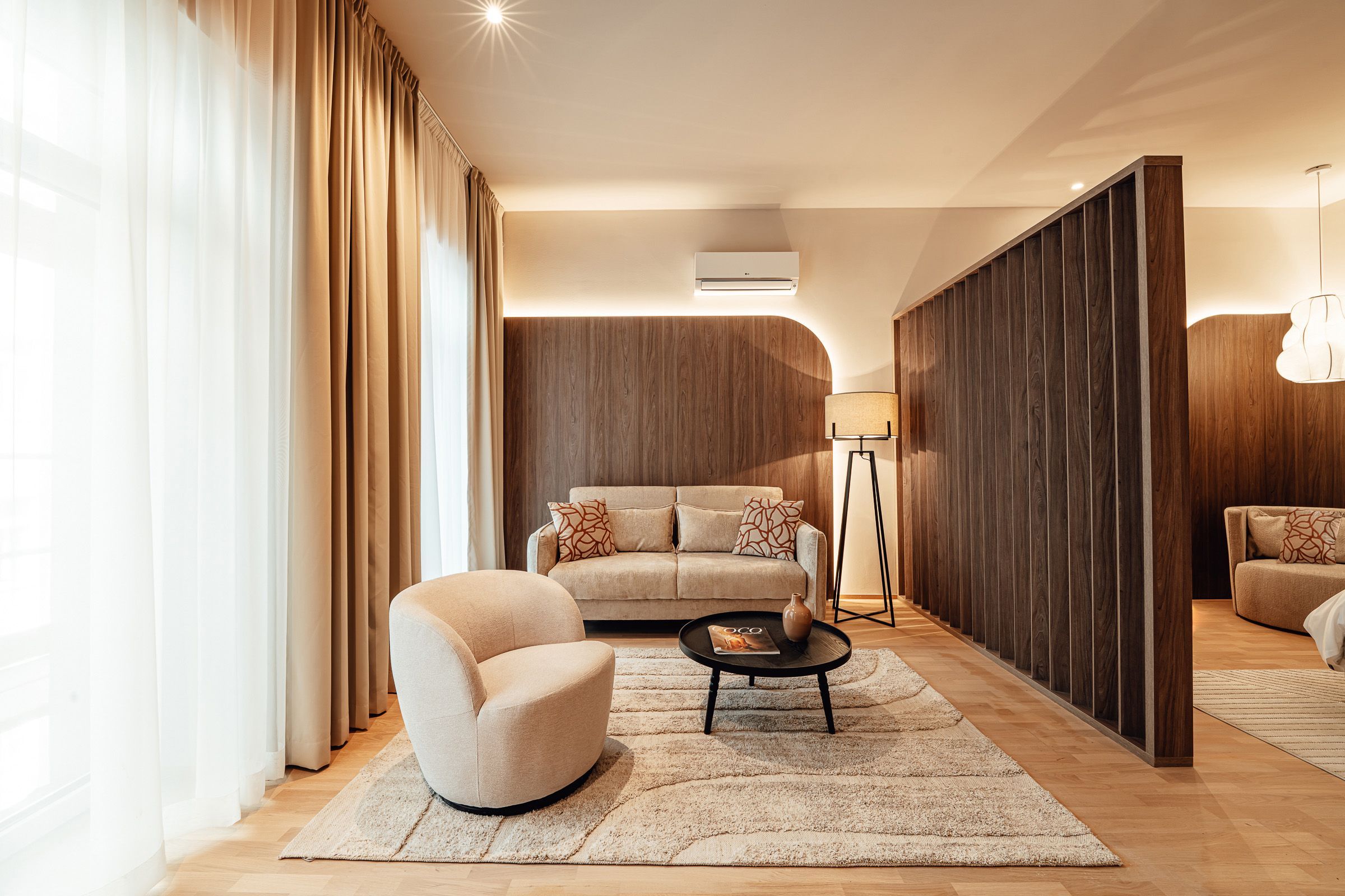 Design wohin das Auge schaut. Im 