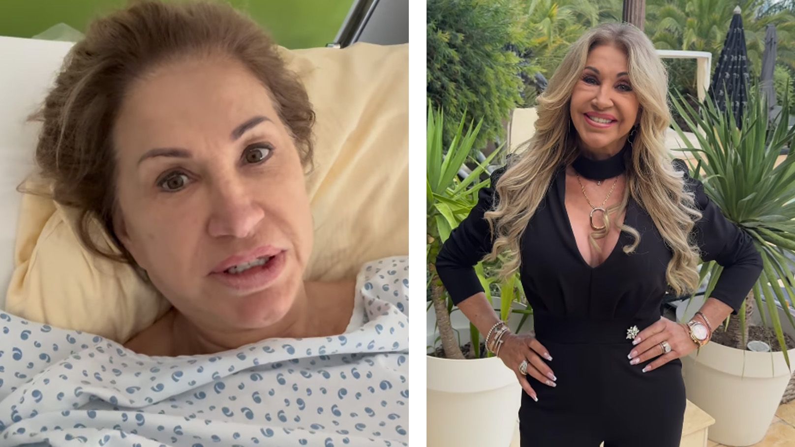 Carmen Geiss meldet sich aus der Klinik.