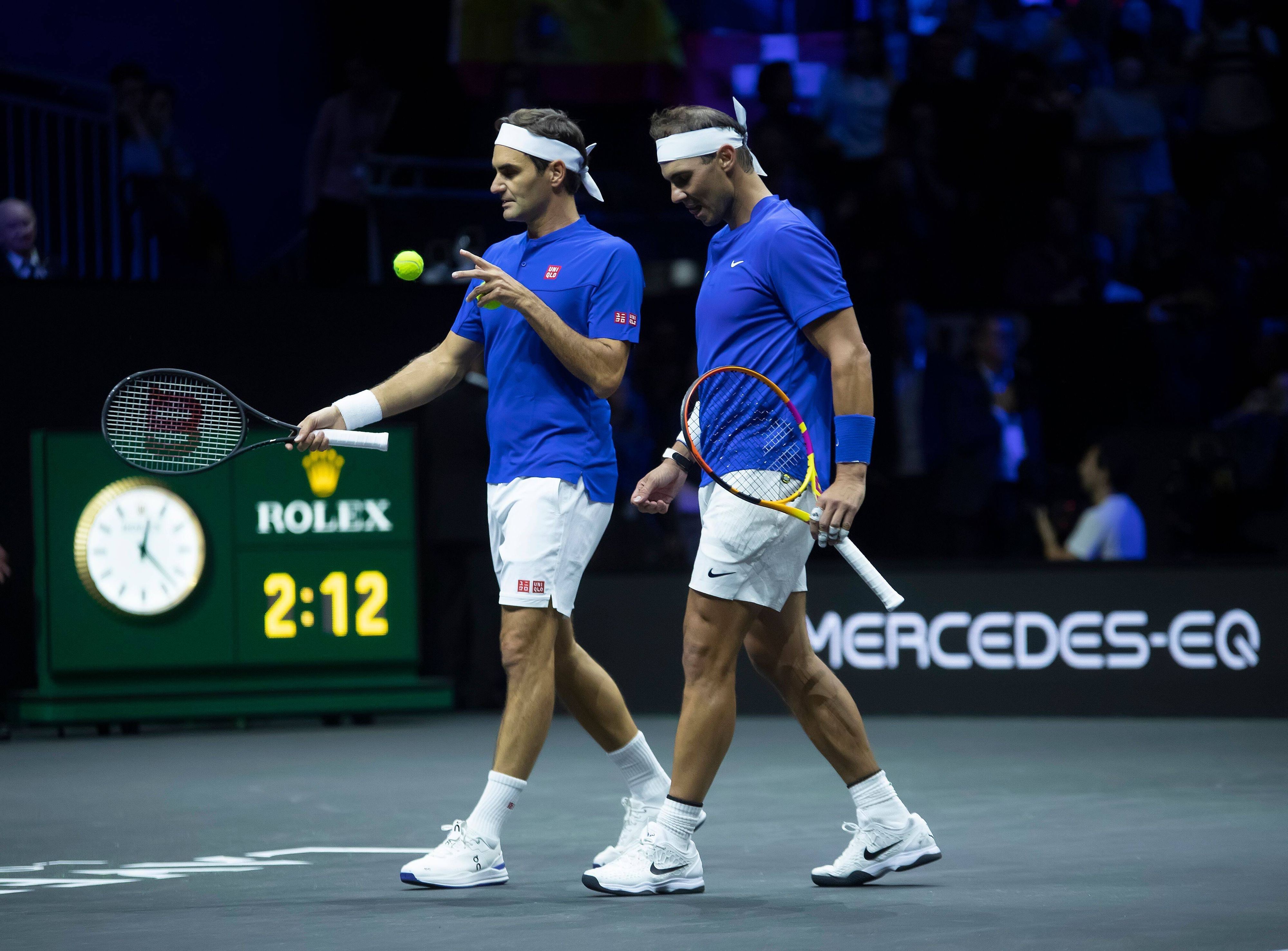 Roger Federer spricht über die Zukunft seines langjährigen Rivalen Rafael Nadal. 