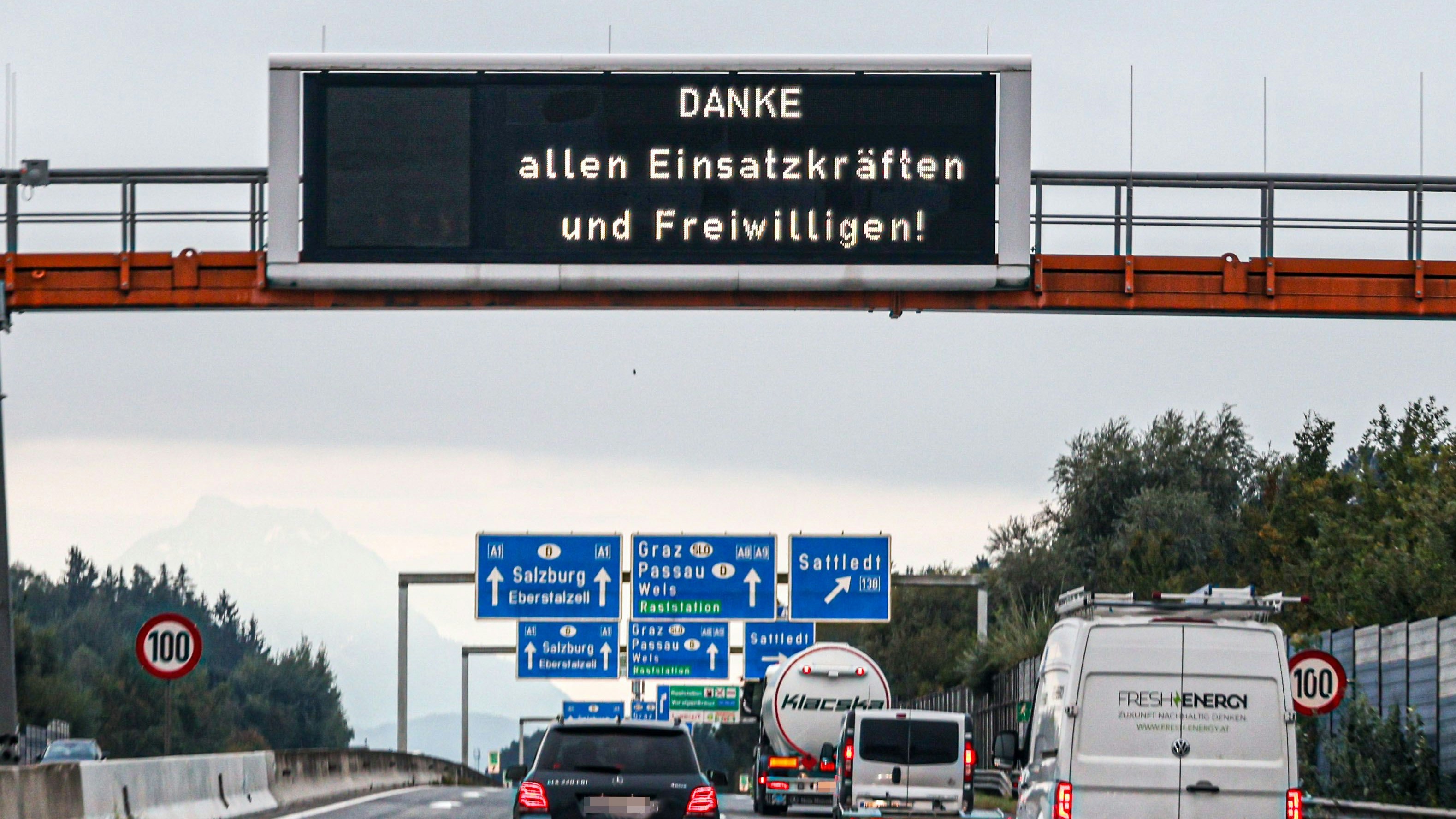 Heute.at - Rührende Flut-Botschaft – DANKE allen Einsatzkräften