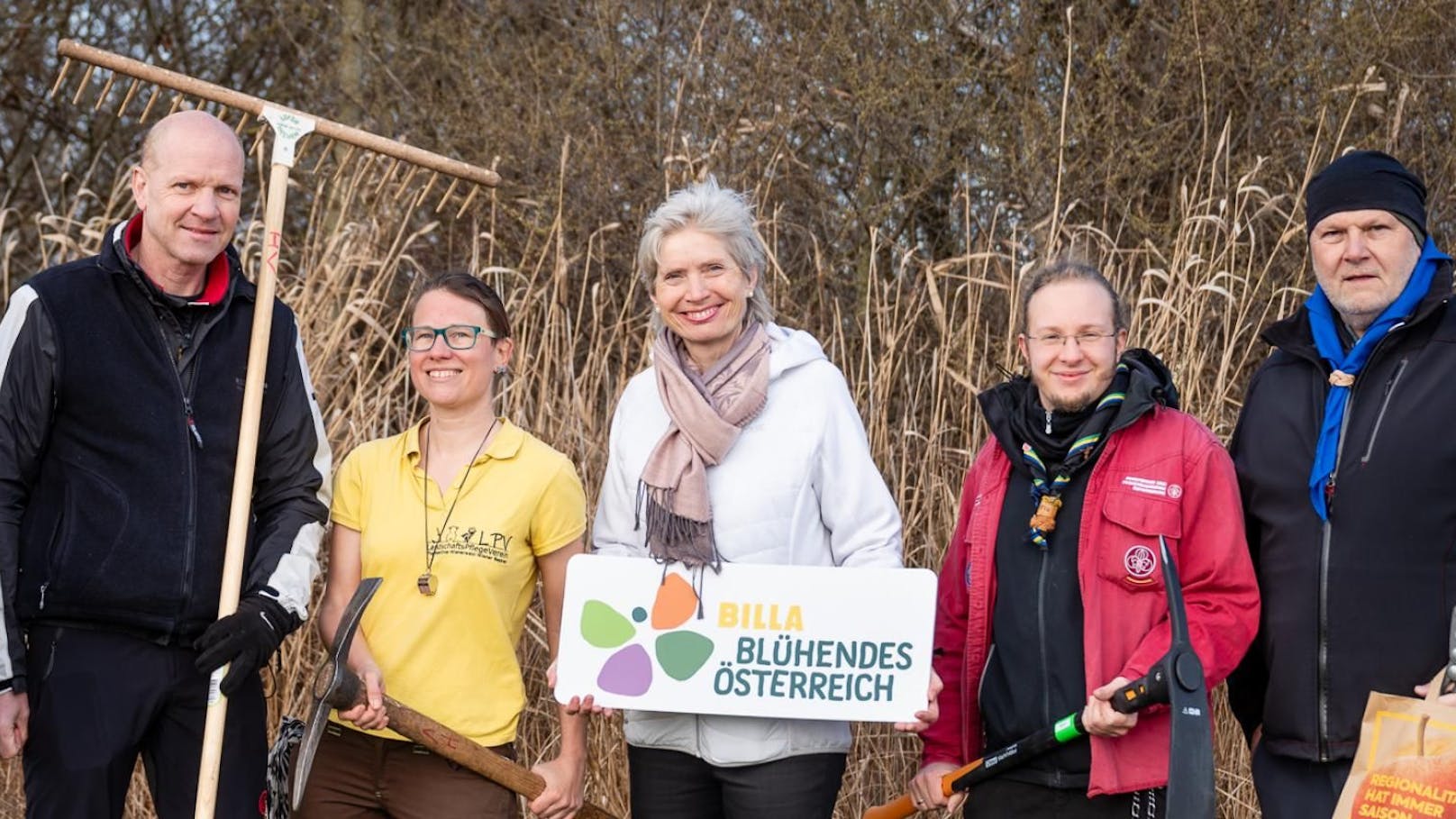 Naturschutz-Projekt der Pfadfinder zur Rettung der Aubachwiese in Bad Vöslau.