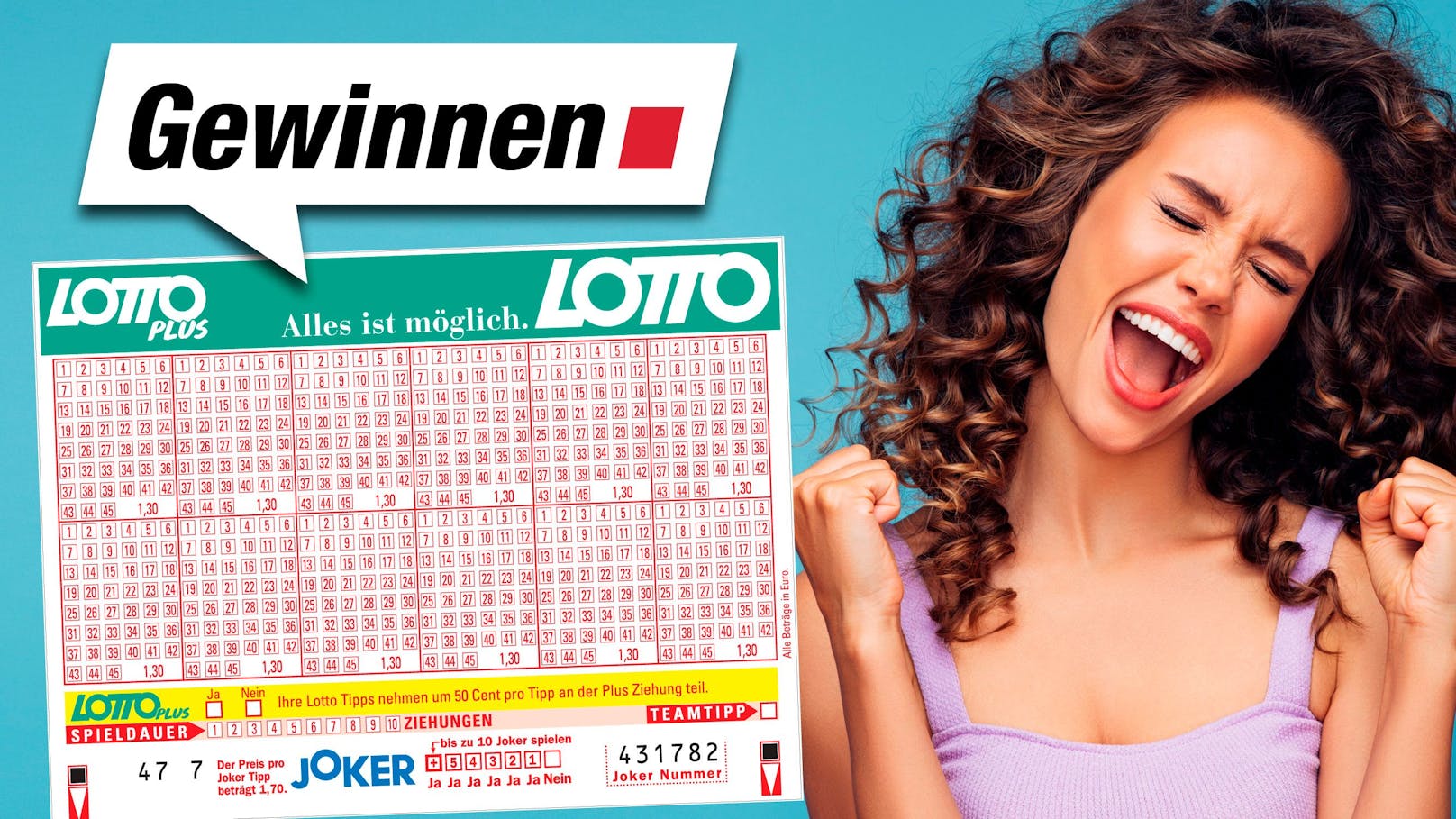 6 aus 45: Lottotipp gibt es ab € 1,50