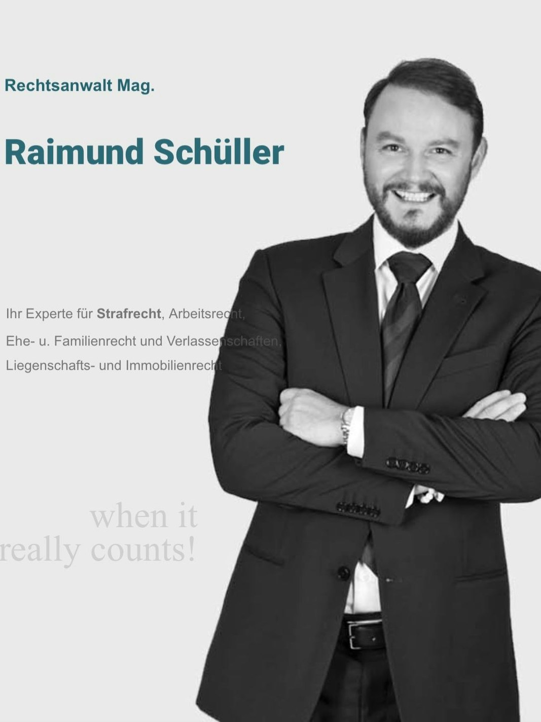 Rechtsanwalt und Strafrechtsexperte Mag. Raimund Schüller aus Wien