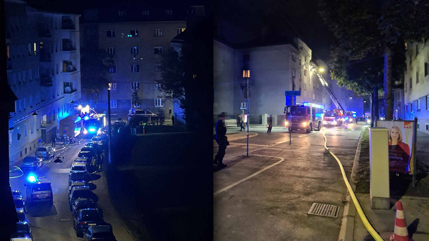 In Wien Favoriten kam es am Mittwochabend zu einem Feuerwehreinsatz.