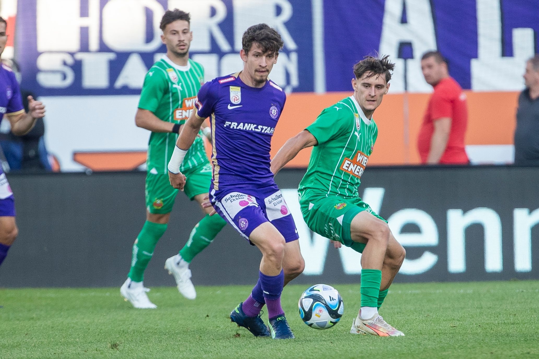 Rapid und die Wiener Austria treffen am Sonntag aufeinander. 