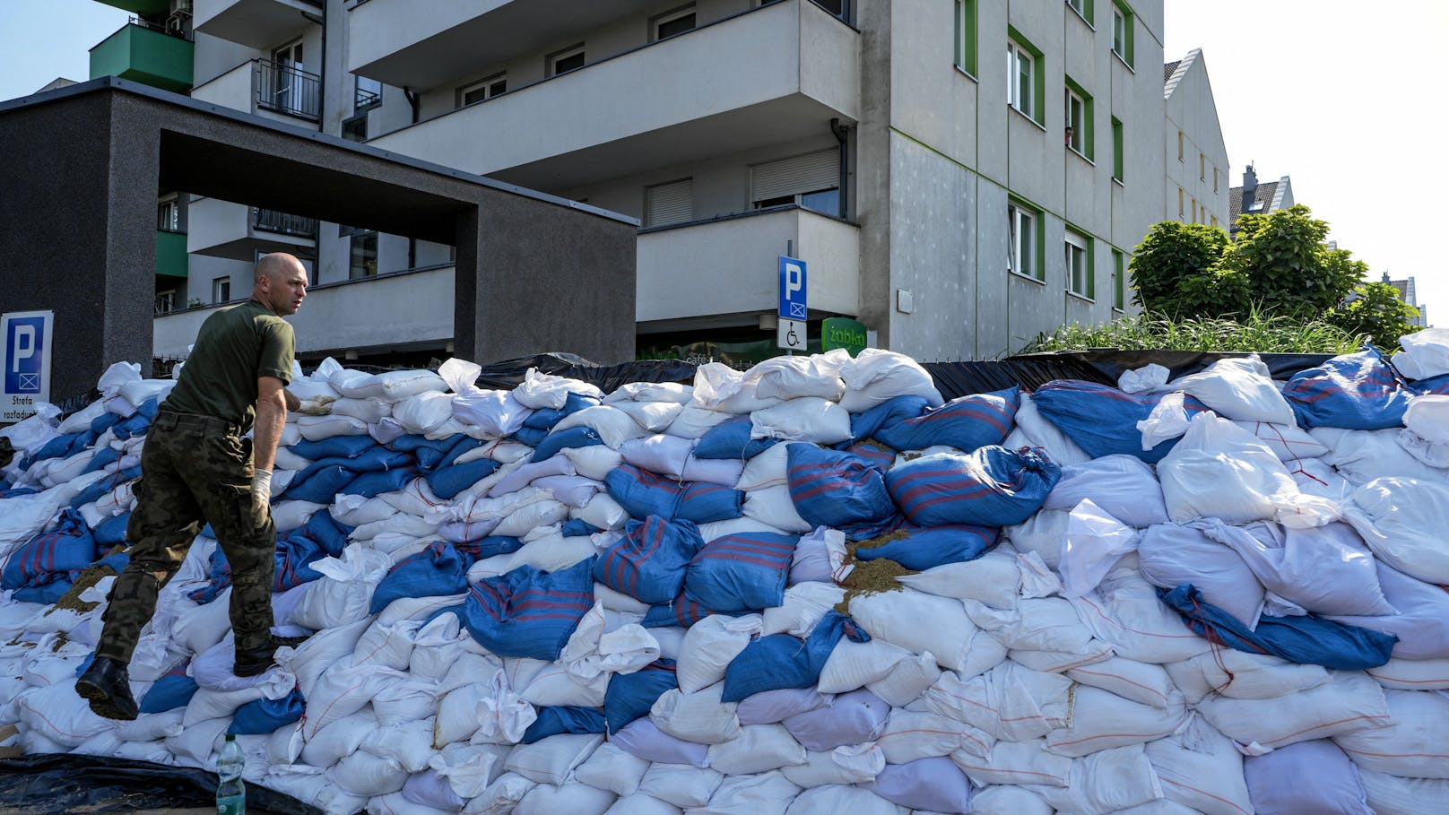 Im Südwesten Polens sorgte das Hochwasser für katastrophale Verwüstungen.