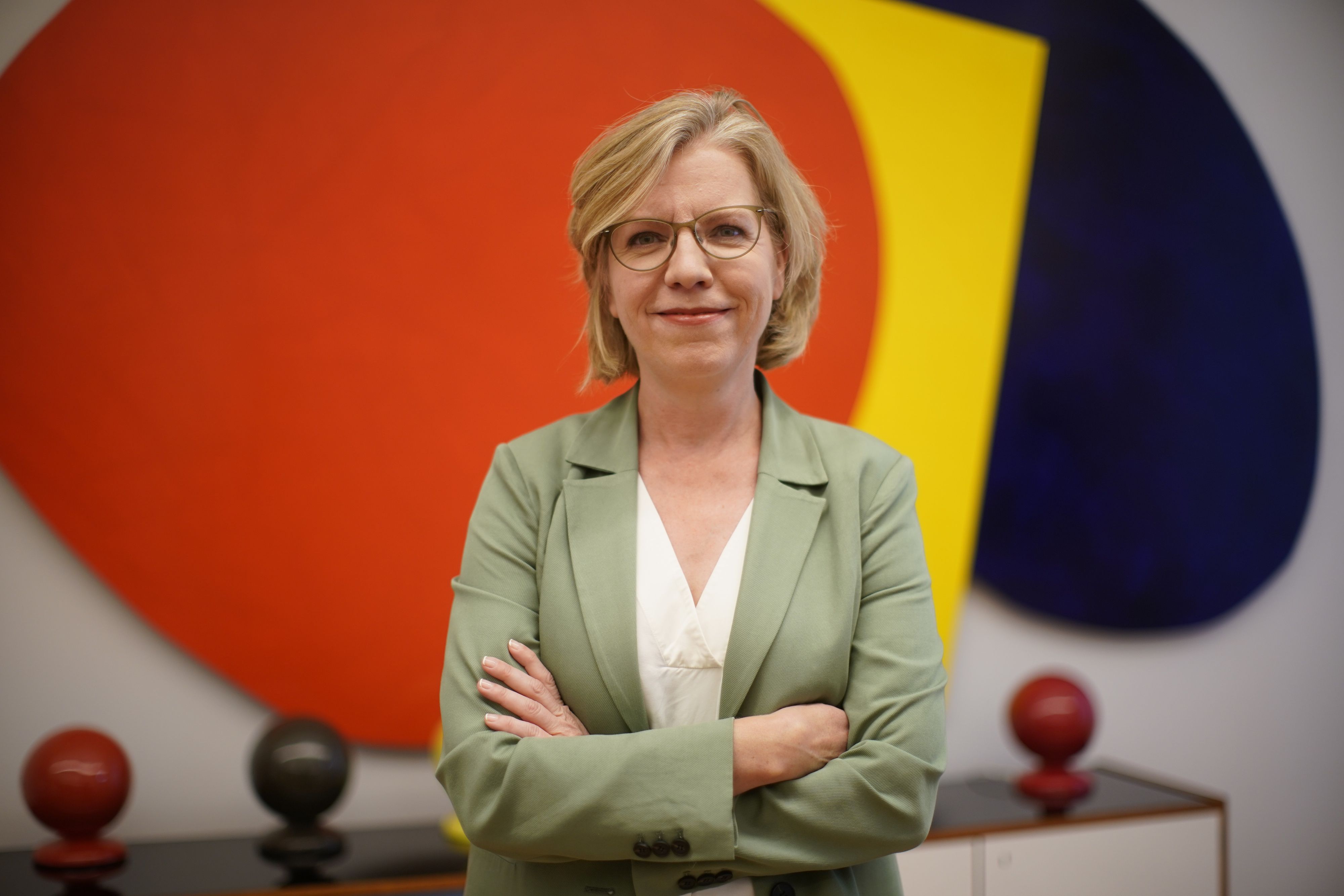 Leonore Gewessler will grüne Parteichefin werden.