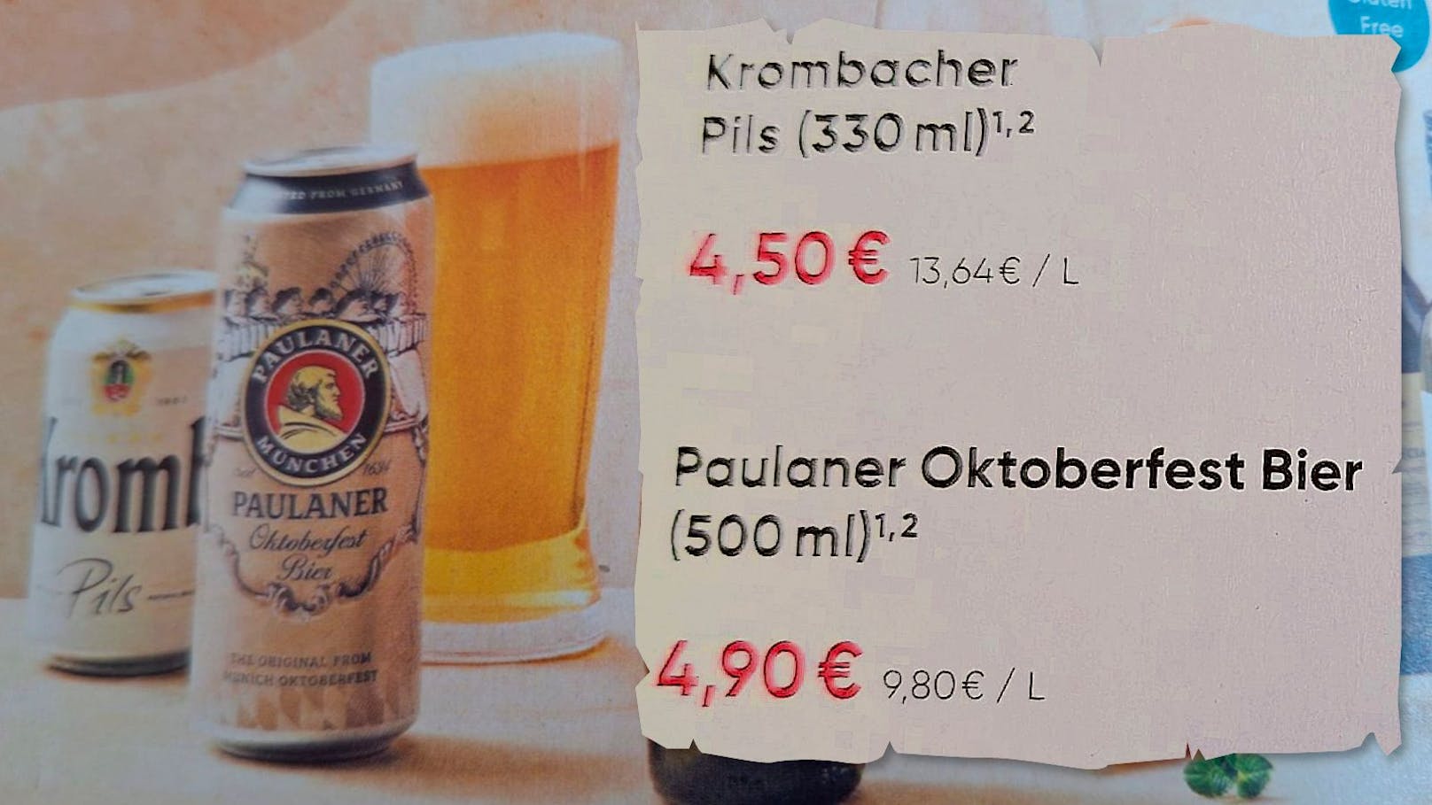 Bier im Flugzeug billiger als im Freibad oder bei See