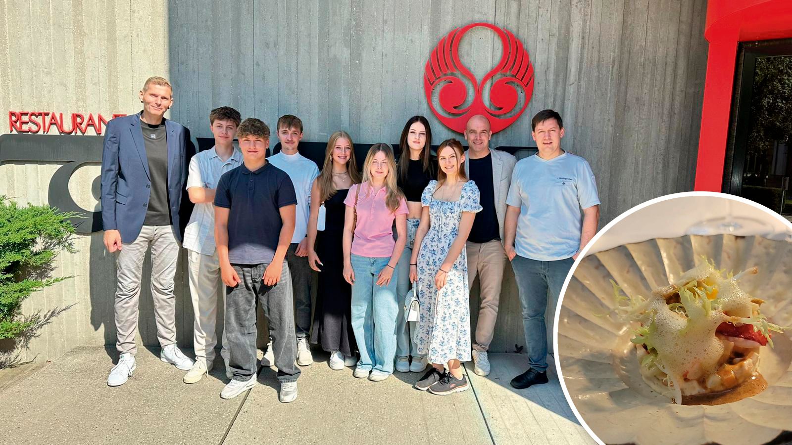 Die Praktikanten des Linzer Restaurants Tante kaethe speisten in weltbekannten Restaurants.