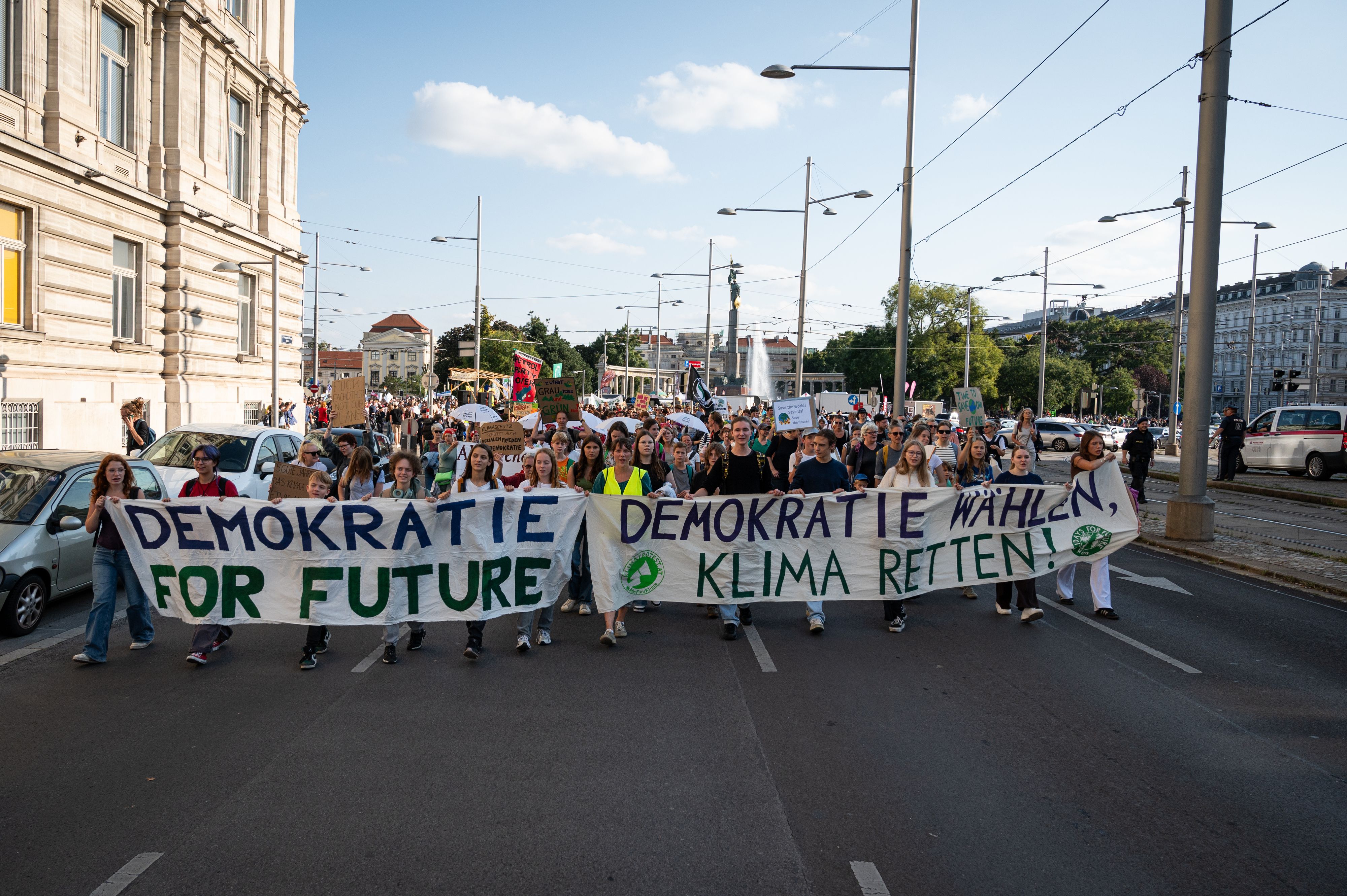 Tausende Demonstranten gingen am 20. September für den Klimaschutz auf der Straße.