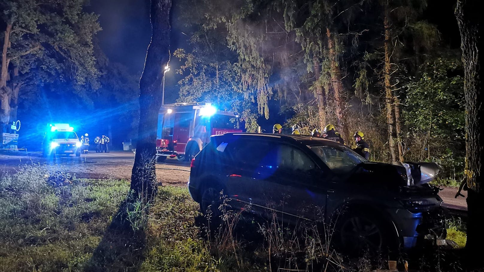 Der alkoholisierte Bürgermeister krachte mit seinem Pkw gegen einen Baum.